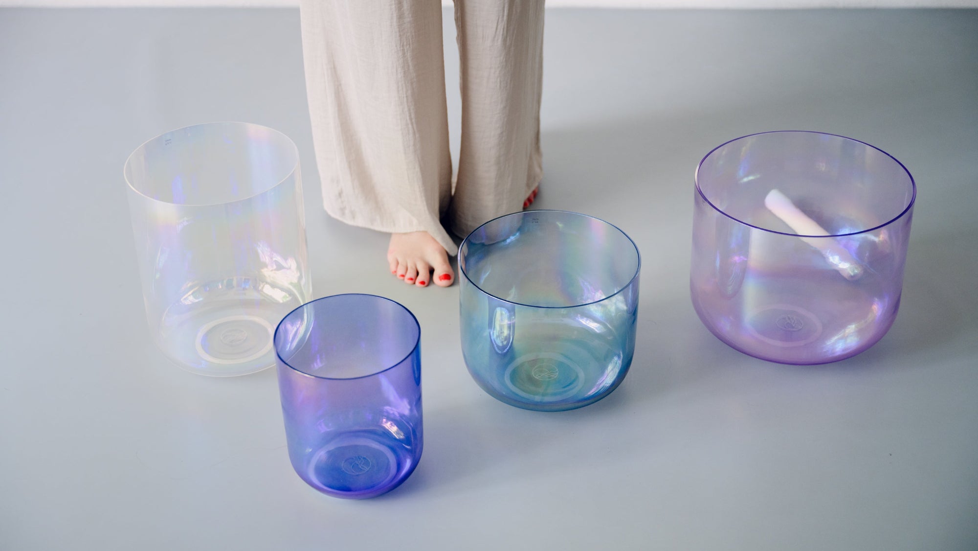 Neue Kristallklangschalen-Sets von Senti Bowls – handgefertigt, auf 432 Hz gestimmt, harmonisch abgestimmt