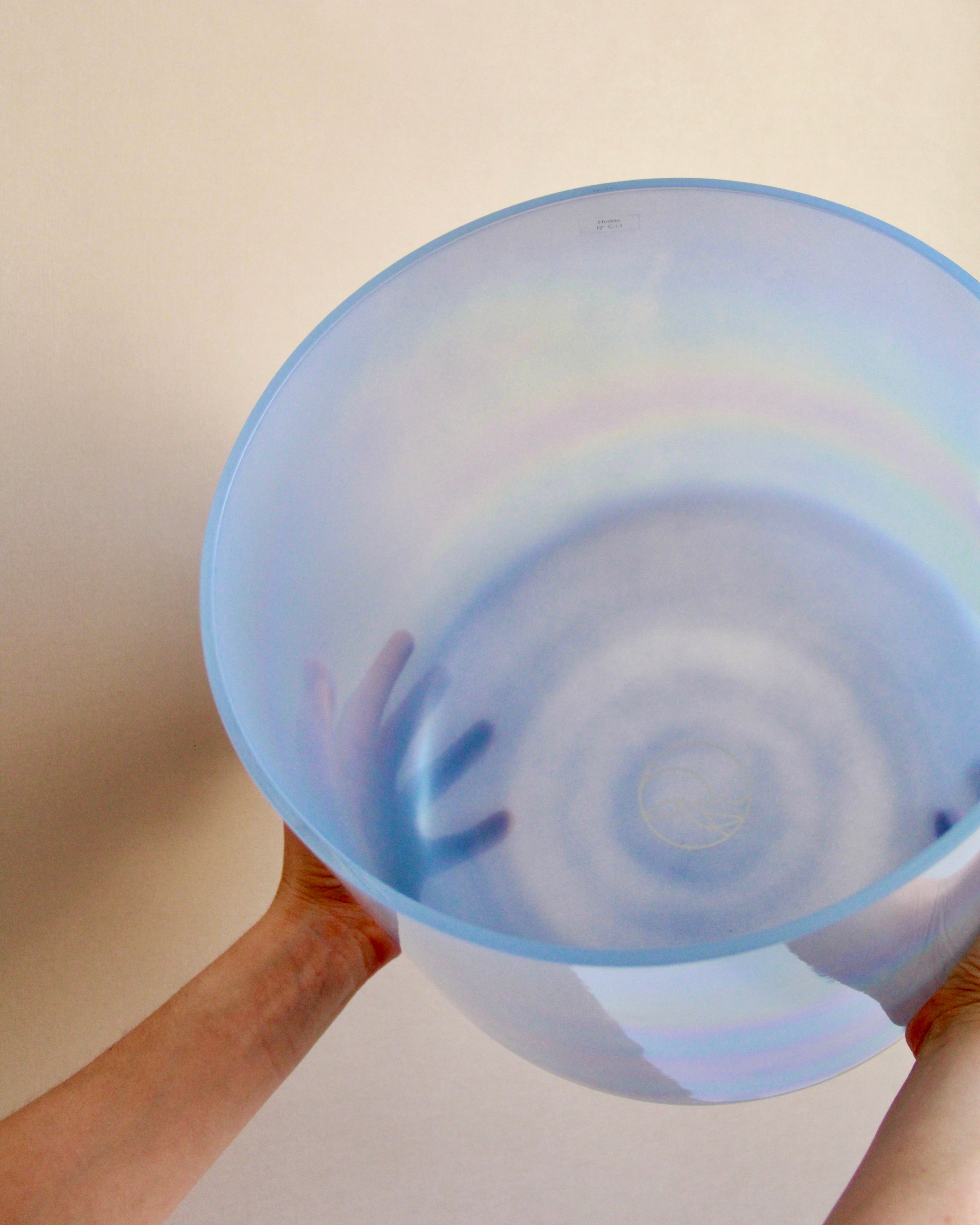 Hedda Kristallklangschale 12 Inch Ton D für Sound Meditationen