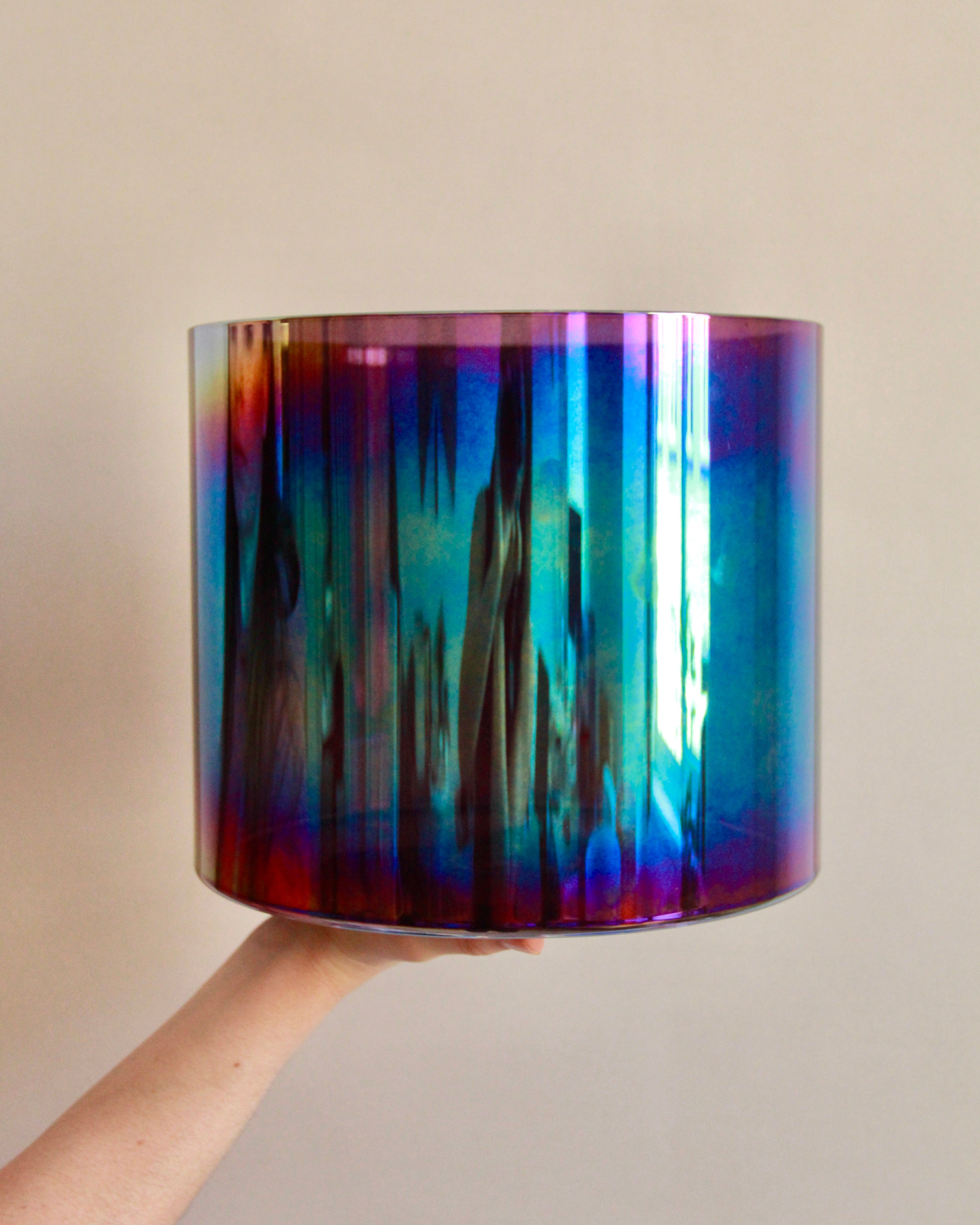 Malia Kristallklangschale 10 Inch Ton F für Sound Meditationen