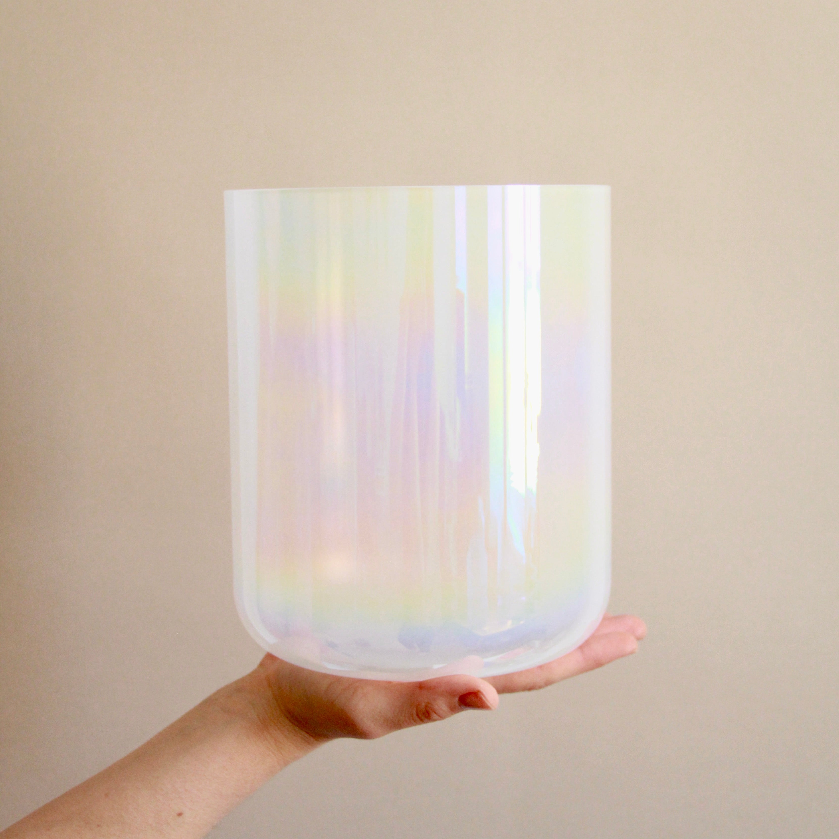 Philea Kristallklangschale 7 Inch Ton F# für Sound Meditationen Senti Bowls