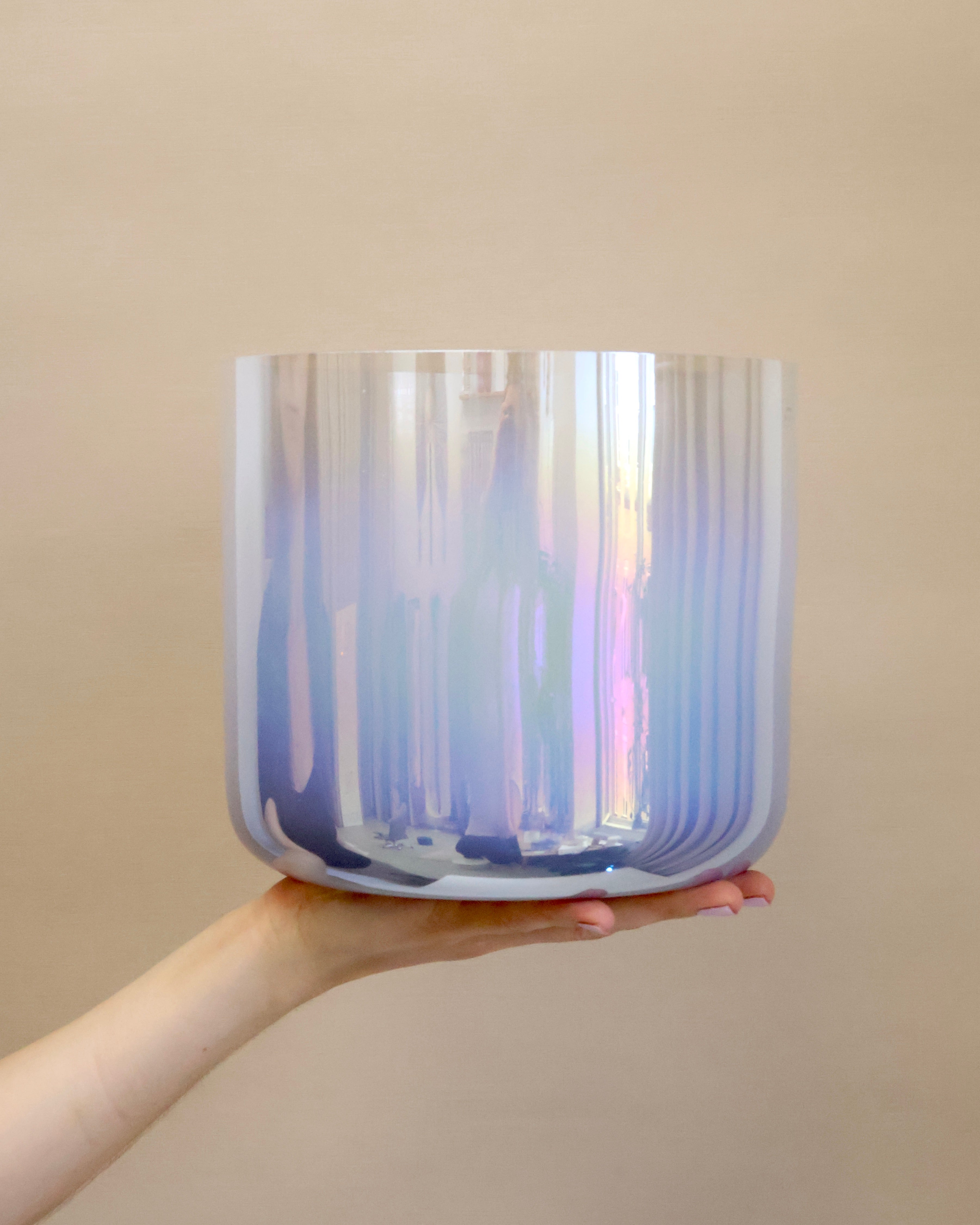 Aamu Kristallklangschale 8 Inch Ton G für Sound Meditationen