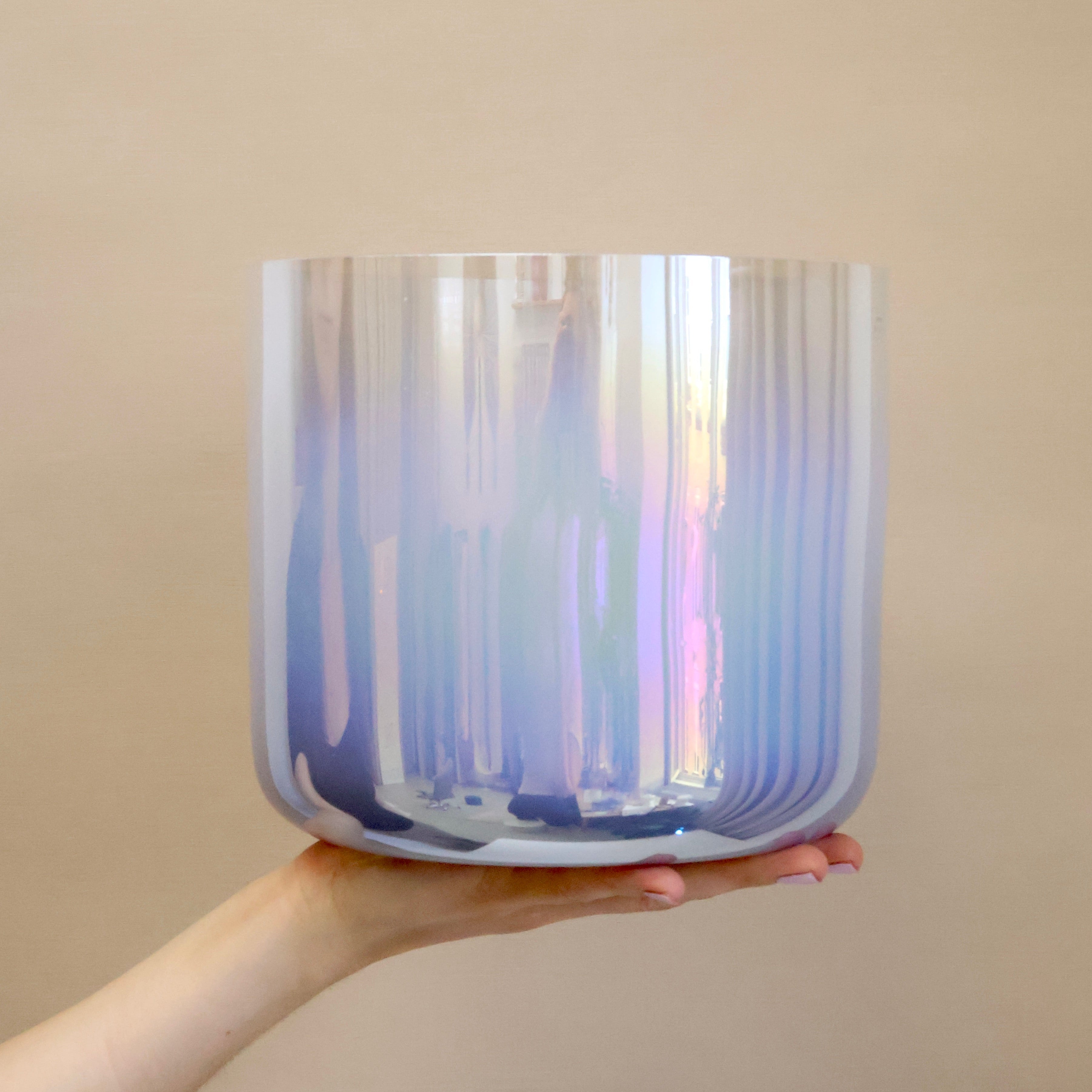 Aamu Kristallklangschale 8 Inch Ton G für Sound Meditationen