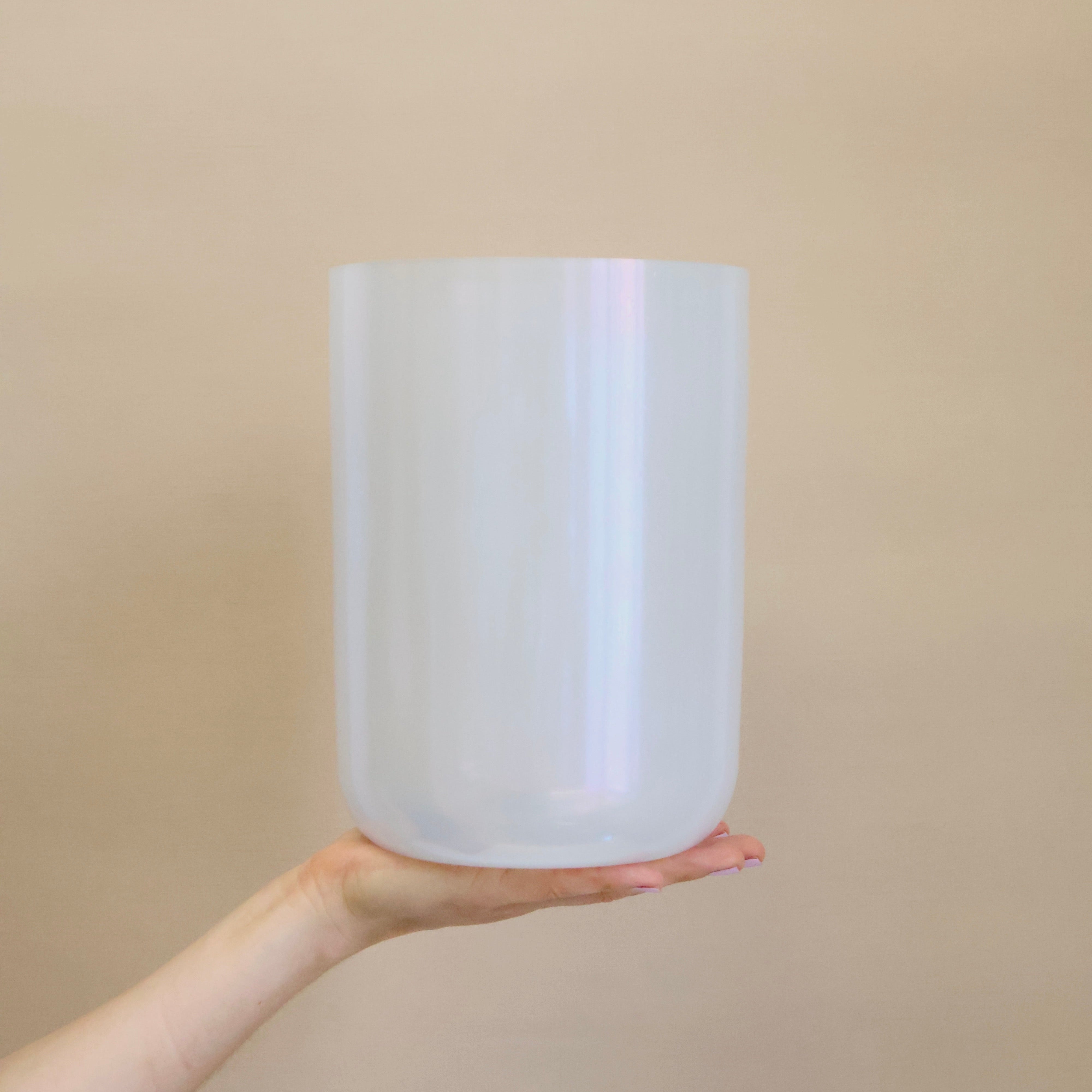 Bjelle Kristallklangschale 6.5 Inch Ton E für Sound Meditationen