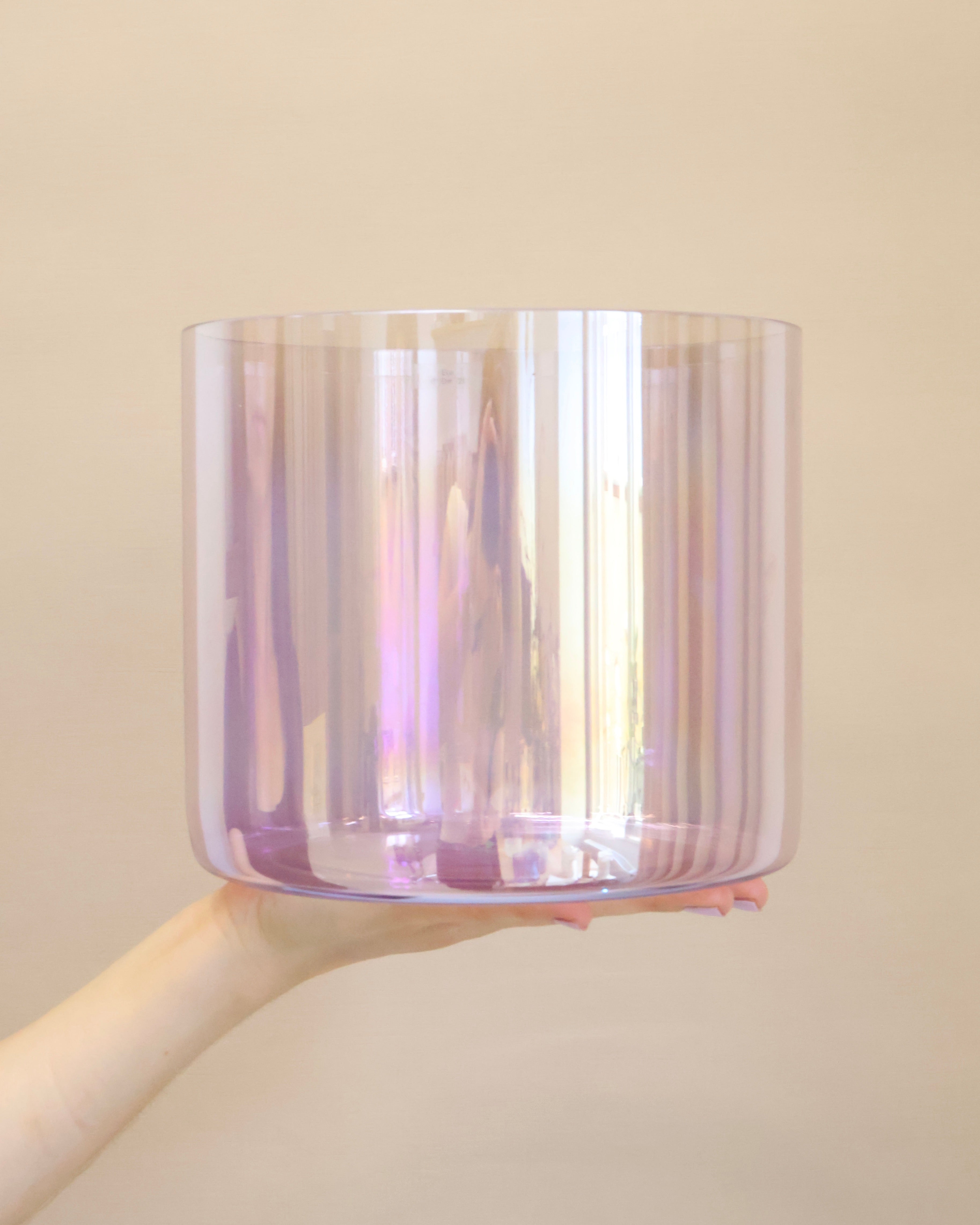 Mele Kristallklangschale 8 Inch Ton G für Sound Meditationen