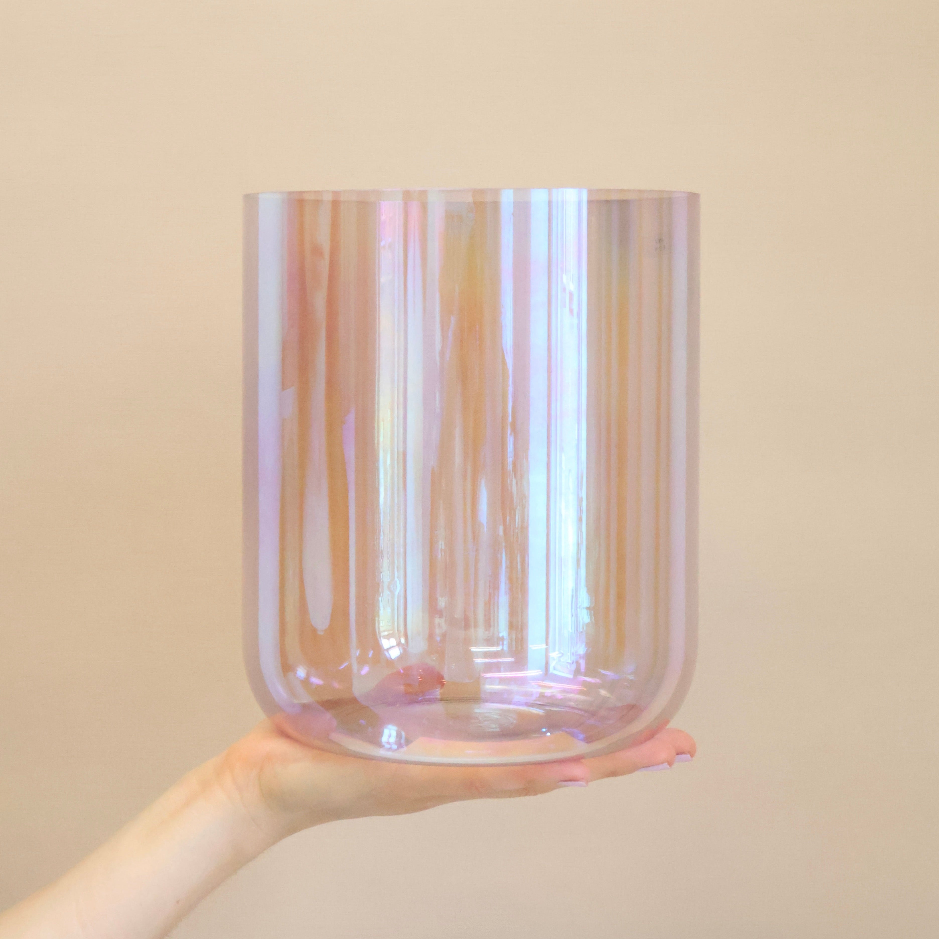 Vilde Kristallklangschale 7 Inch Ton C für Sound Meditationen