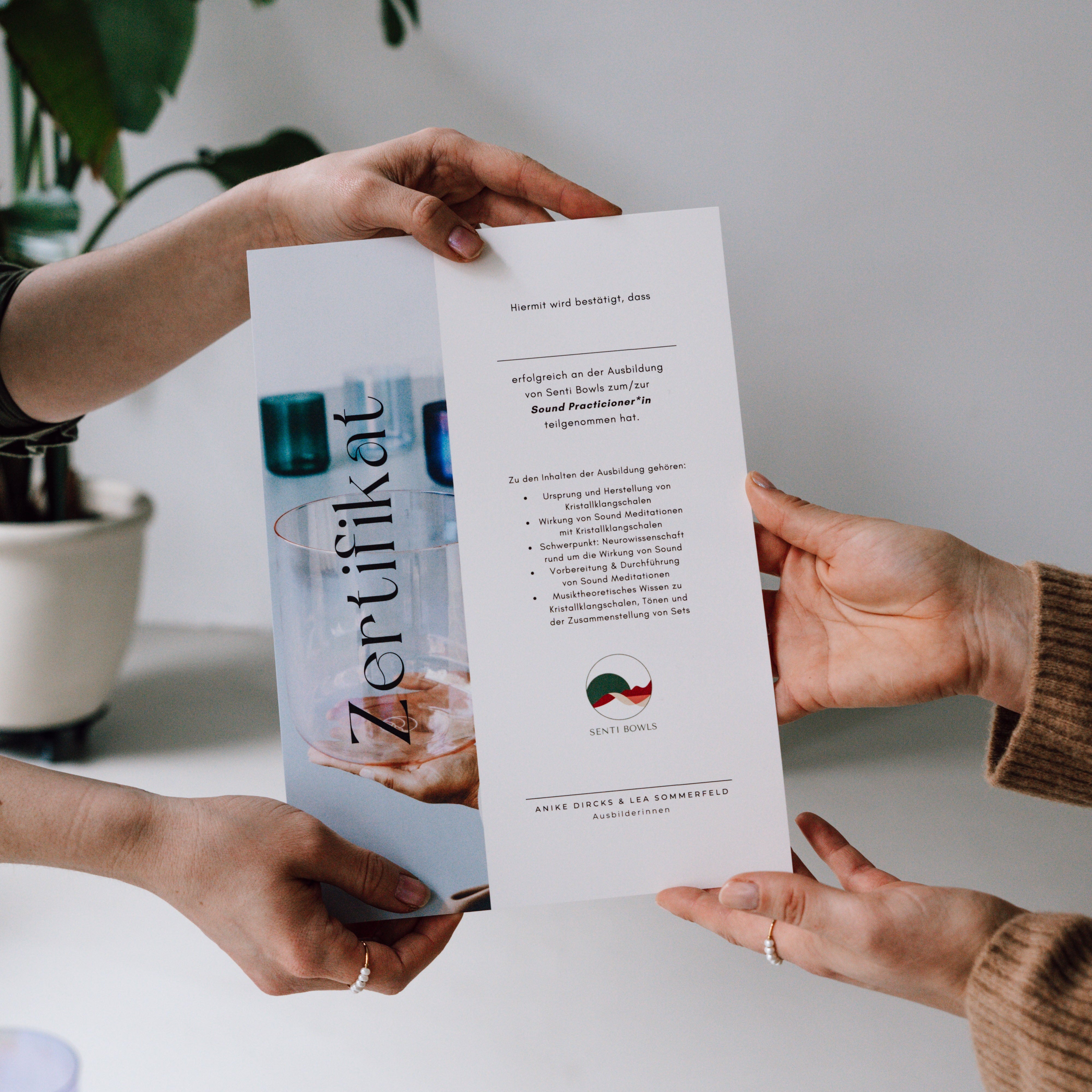 Kristallklangschalen-Set von Senti – ideal für dein eigenes Soundbath
Senti Bowl aus Quarz – Klangschalen Ausbildung Online