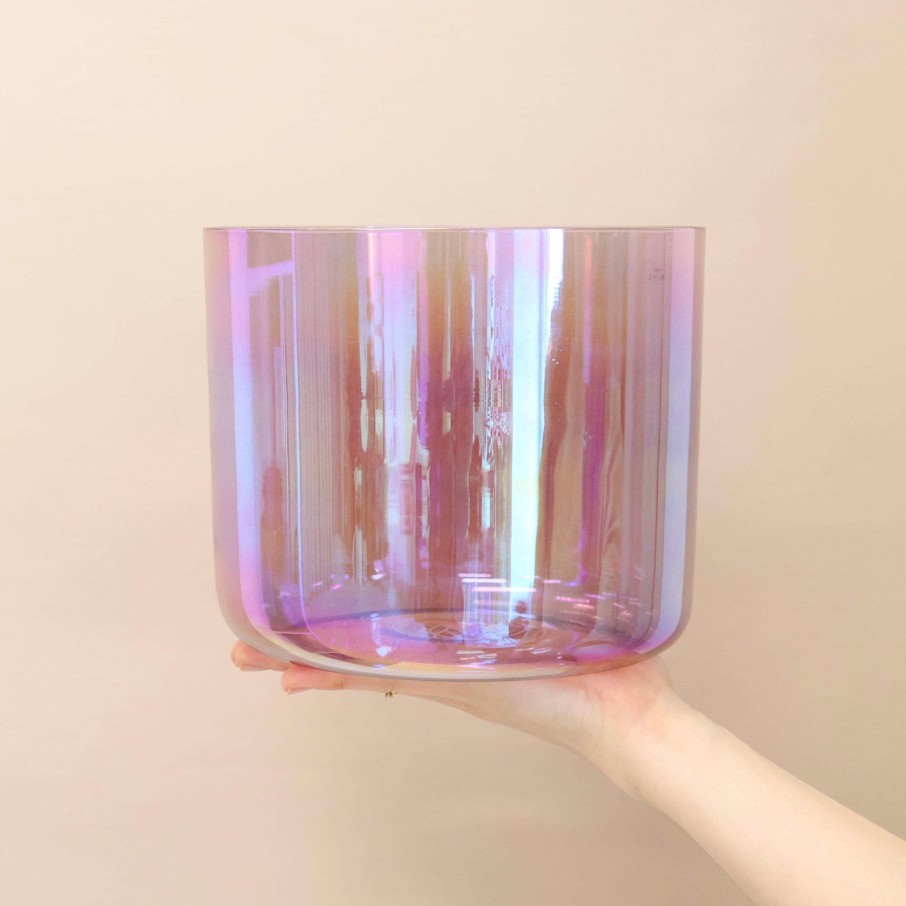 Ahri Kristallklangschale 7,25 Inch Ton G für Sound Meditationen