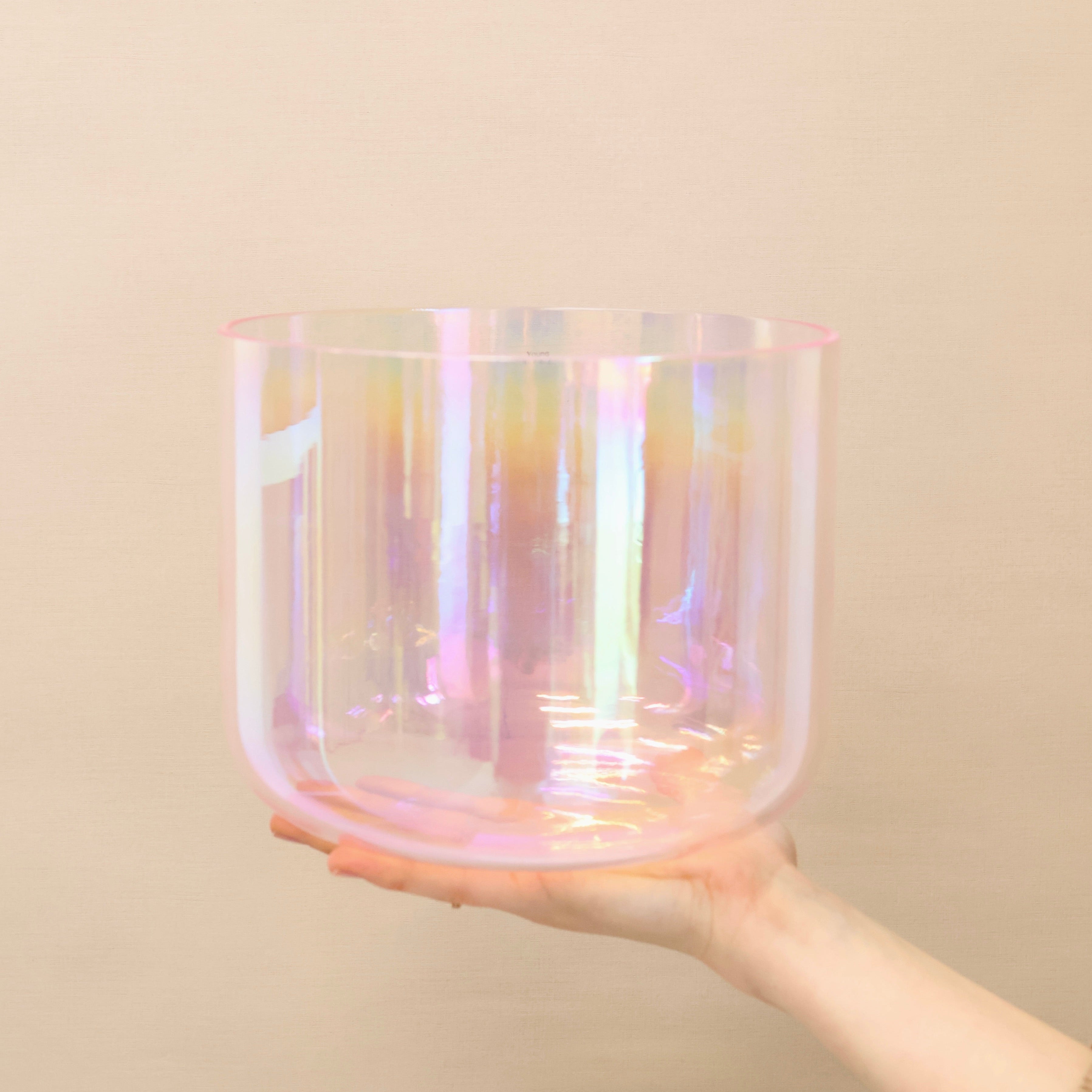 Young Kristallklangschale 8 Inch Ton A für Sound Meditationen