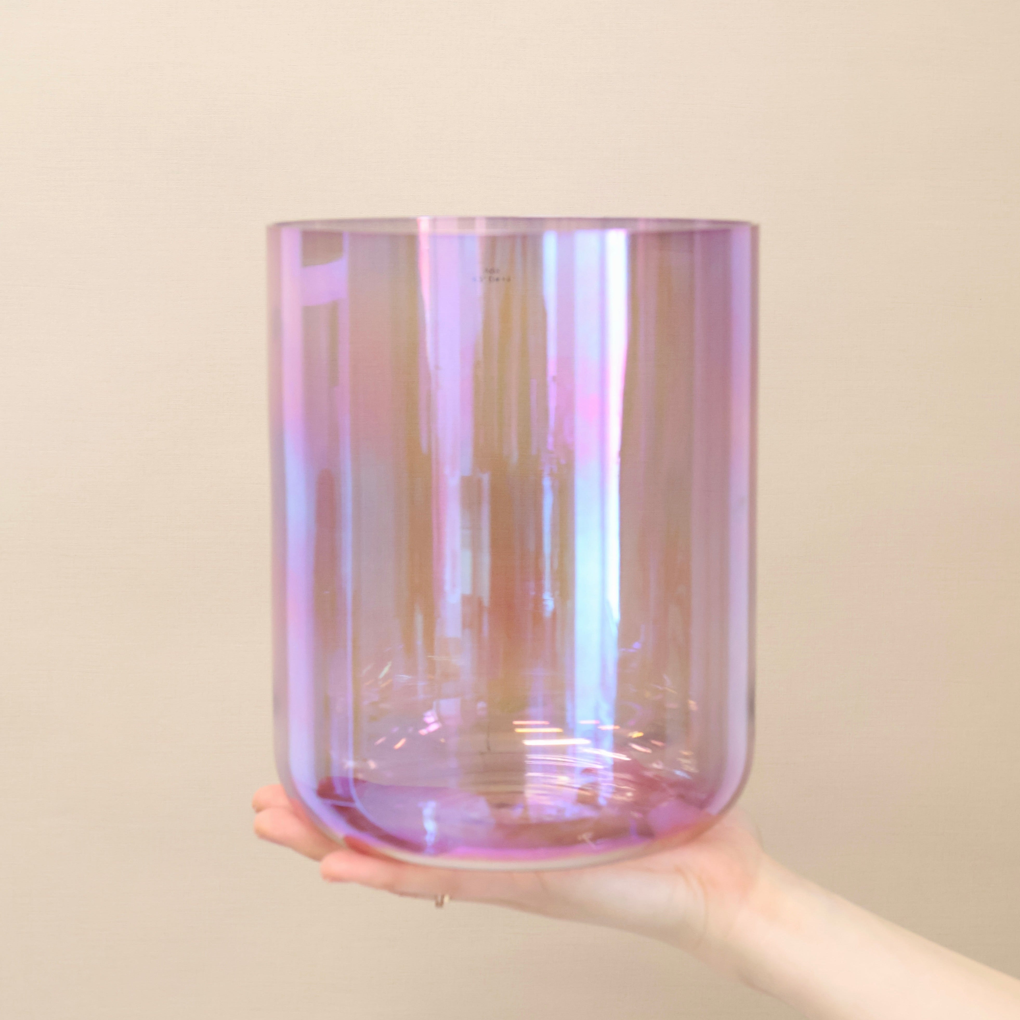 Adia Kristallklangschale 6.5 Inch Ton D# für Sound Meditationen Senti Bowls