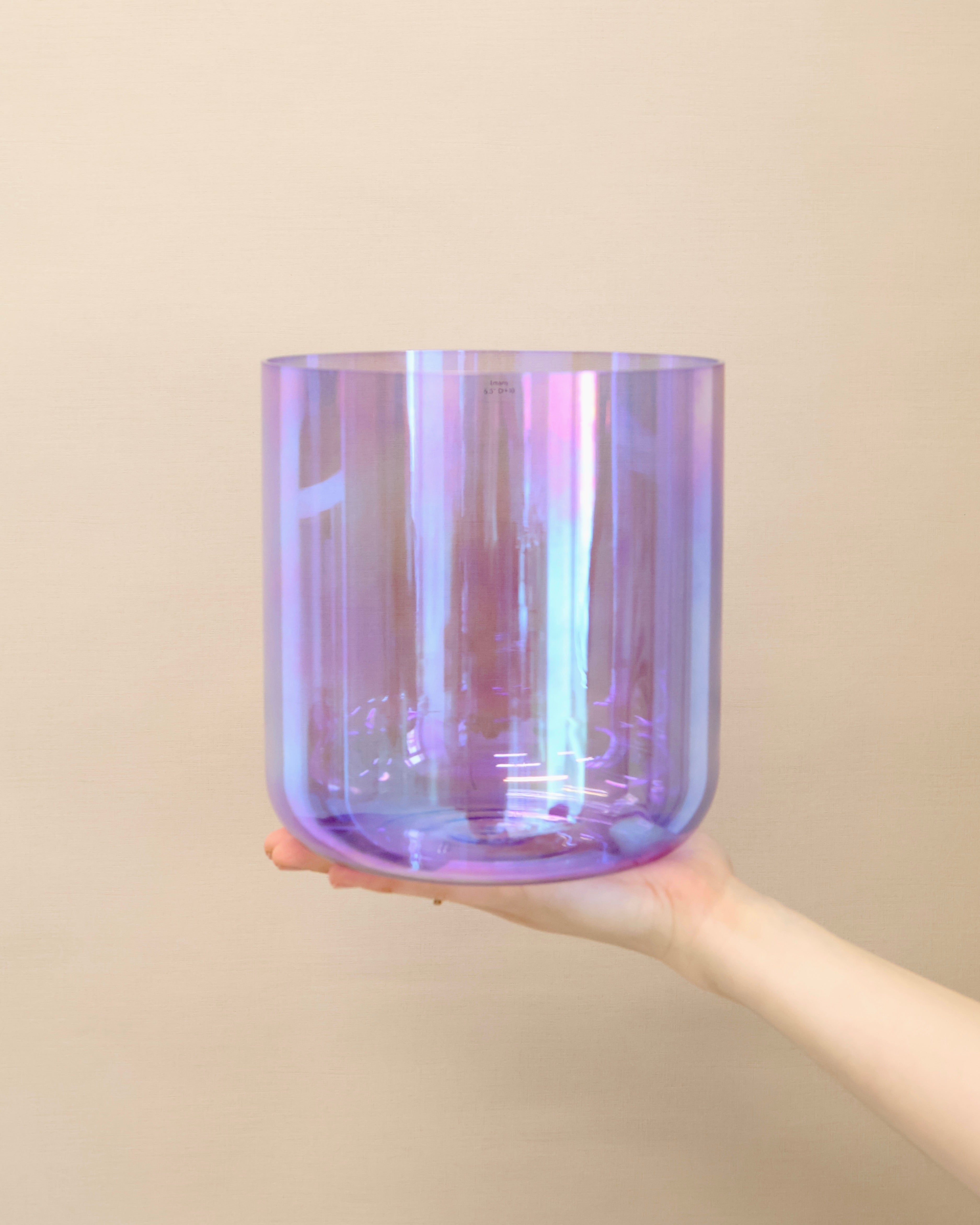 Imay Kristallklangschale 7.5 Inch Ton D für Sound Meditationen Senti Bowls