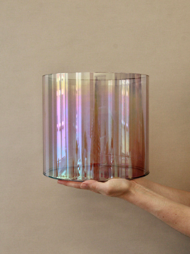 Taika Kristallklangschale 10 Inch Ton F# für Sound Meditationen Senti Bowls