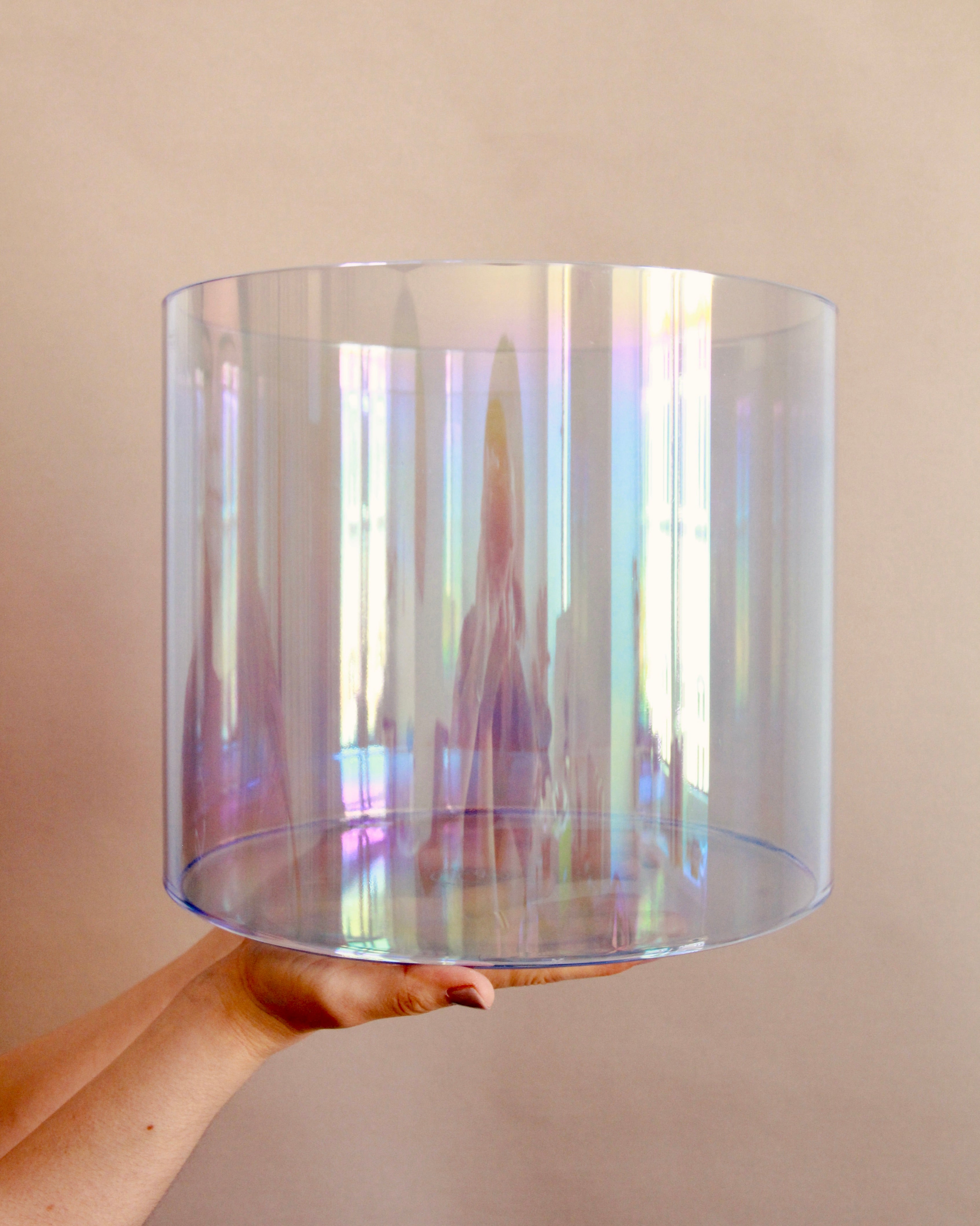 Kristallklangschale Daniya von Senti Bowls in Light Blue