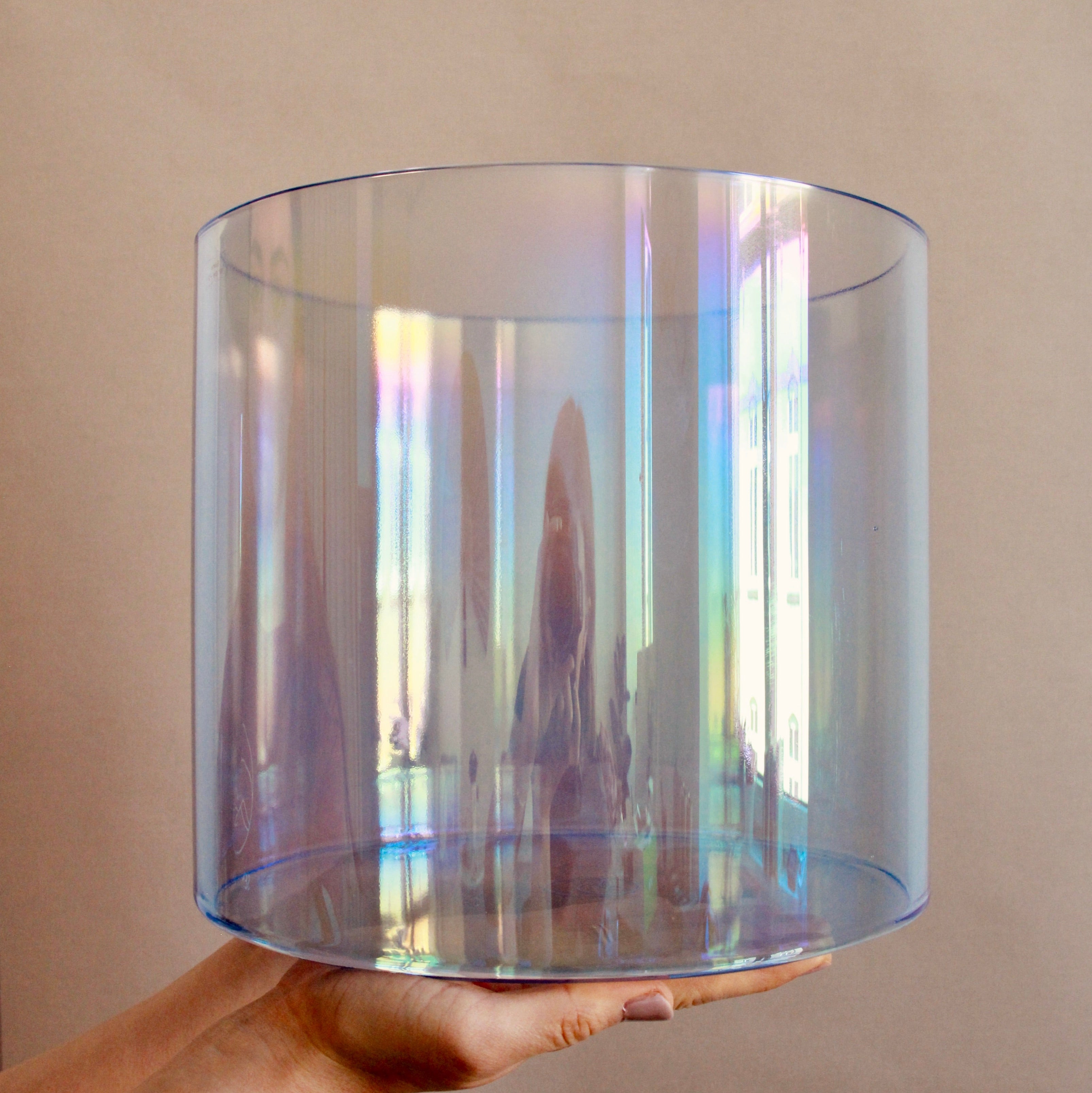 Kristallklangschale Salma von Senti Bowls in Light Blue