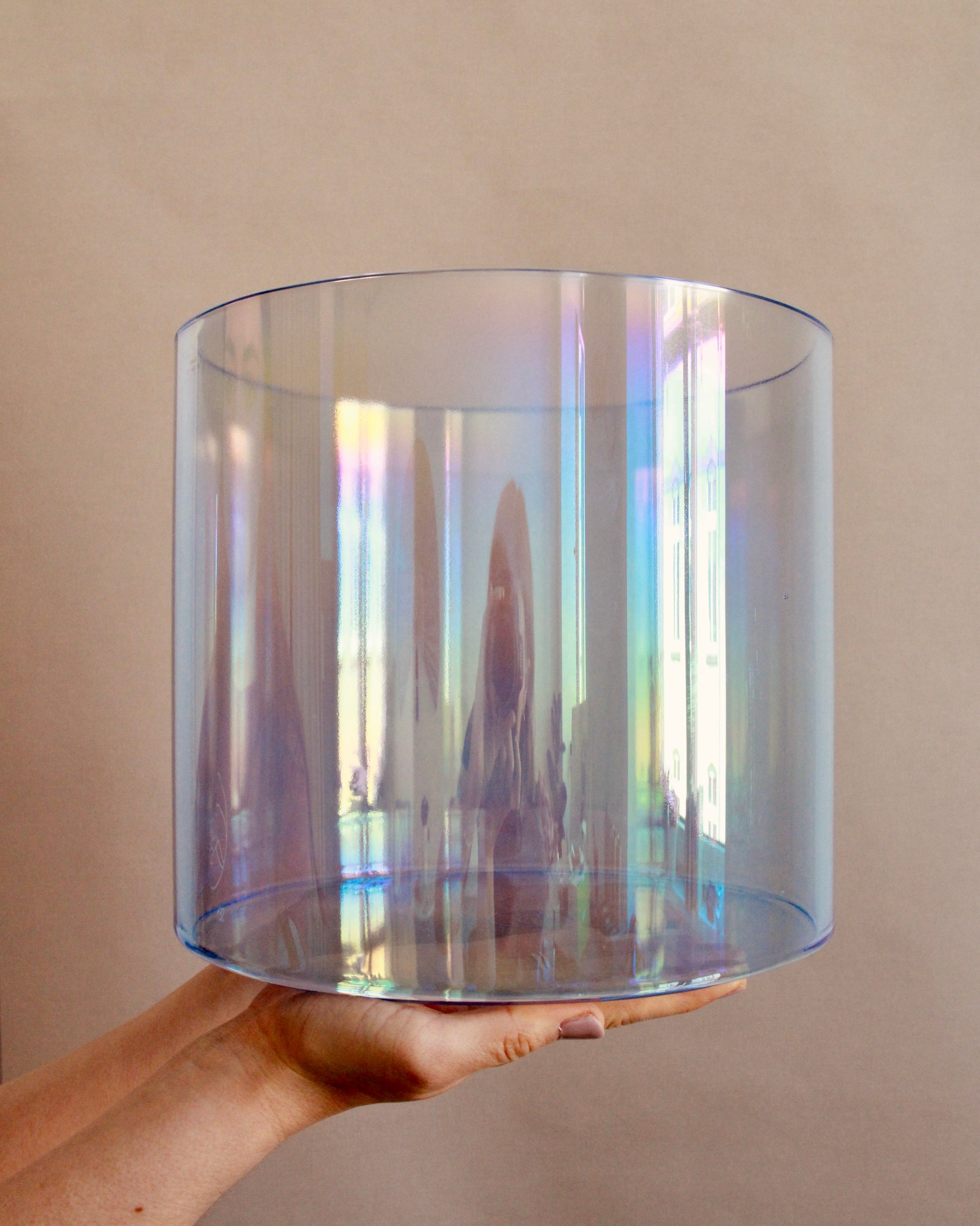 Salma Kristallklangschale 10 Inch Ton D# für Sound Meditationen Senti Bowls