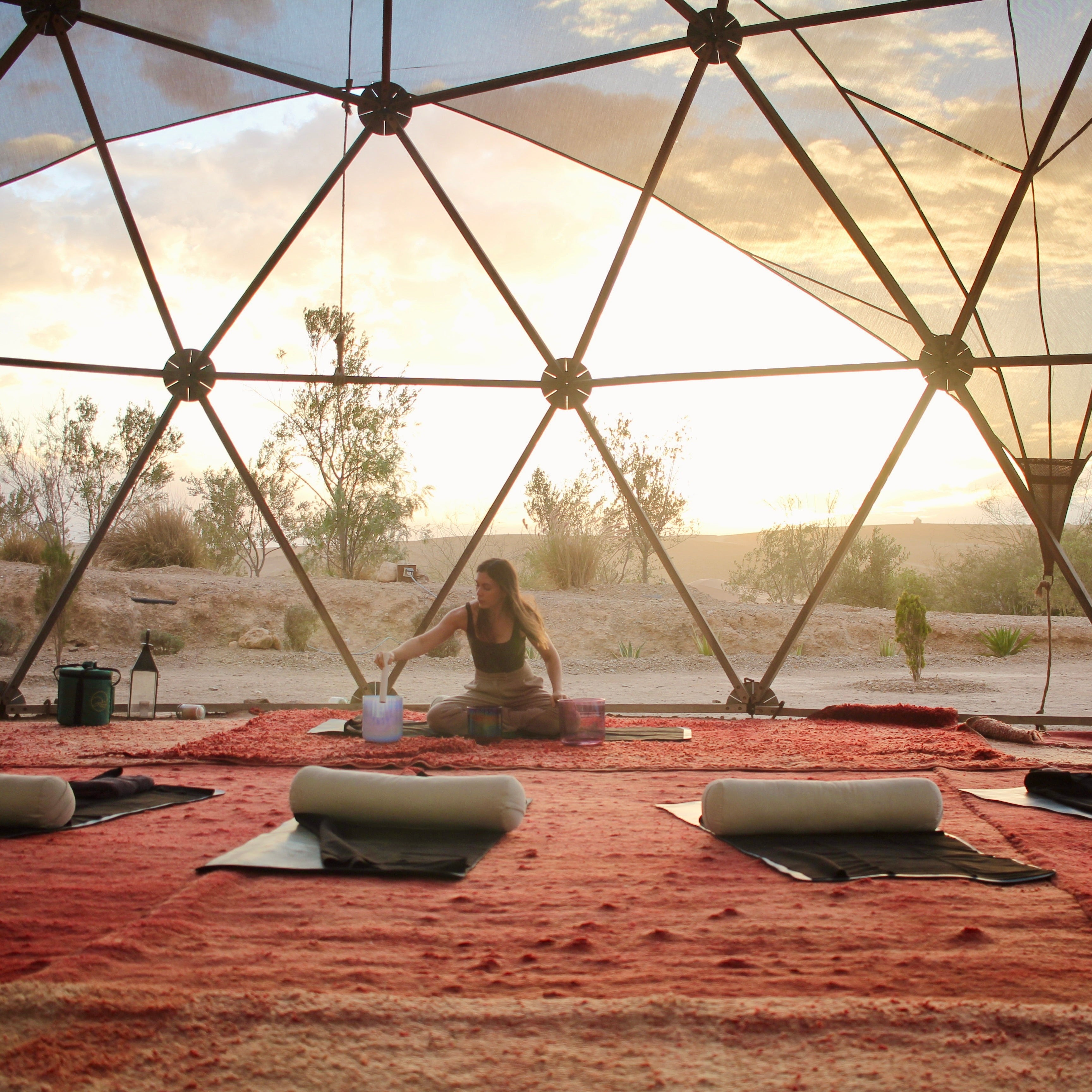 Senti Sound Event bei einem Yoga Retreat