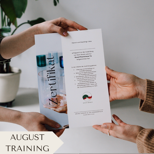 1,5 Days Sound Training für Kristallklangschalen (16.-17.08.25)  EARLY BIRD