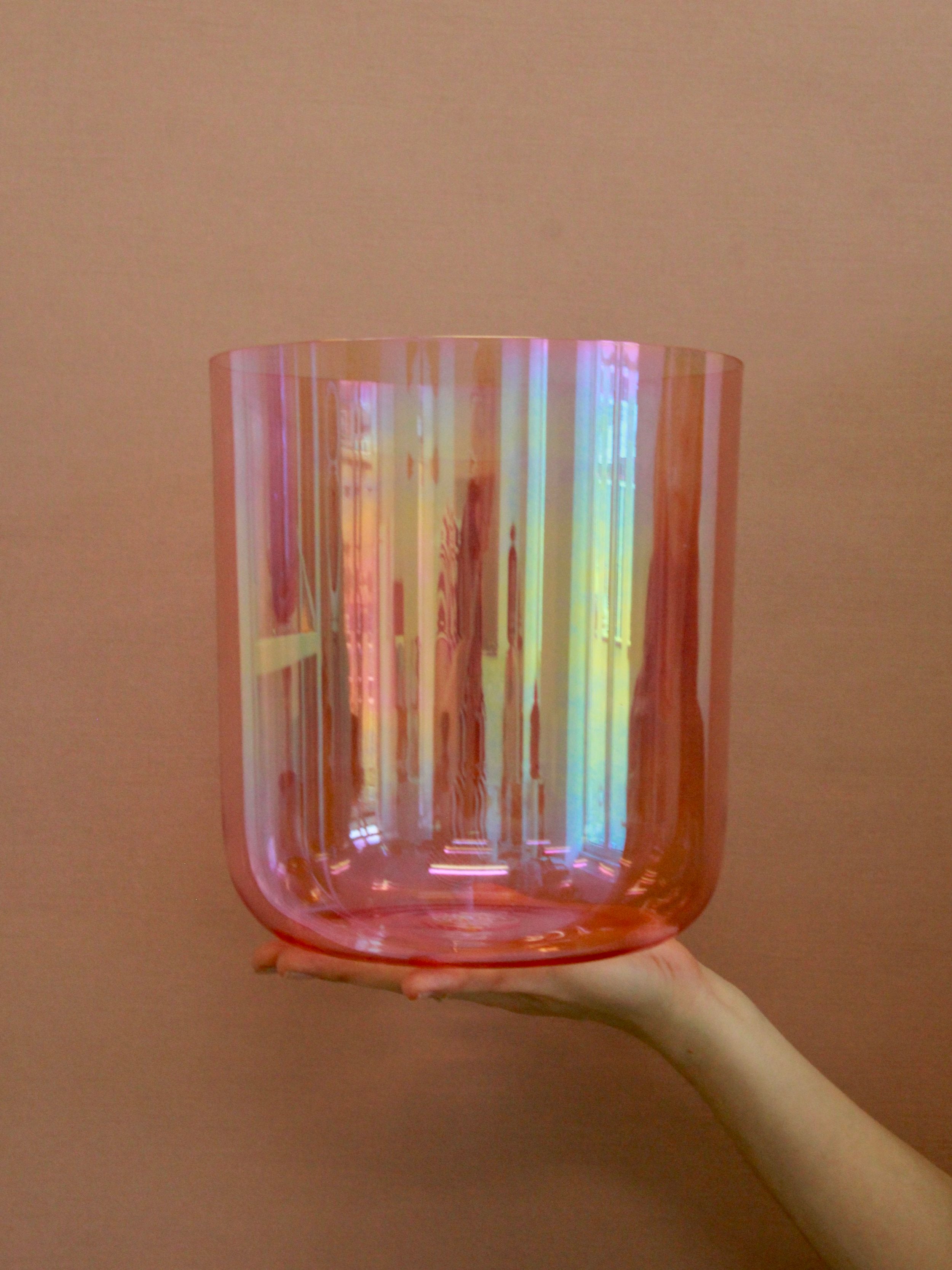 Faye Kristallklangschale 8,5 Inch Ton  für Sound Meditationen Senti Bowls