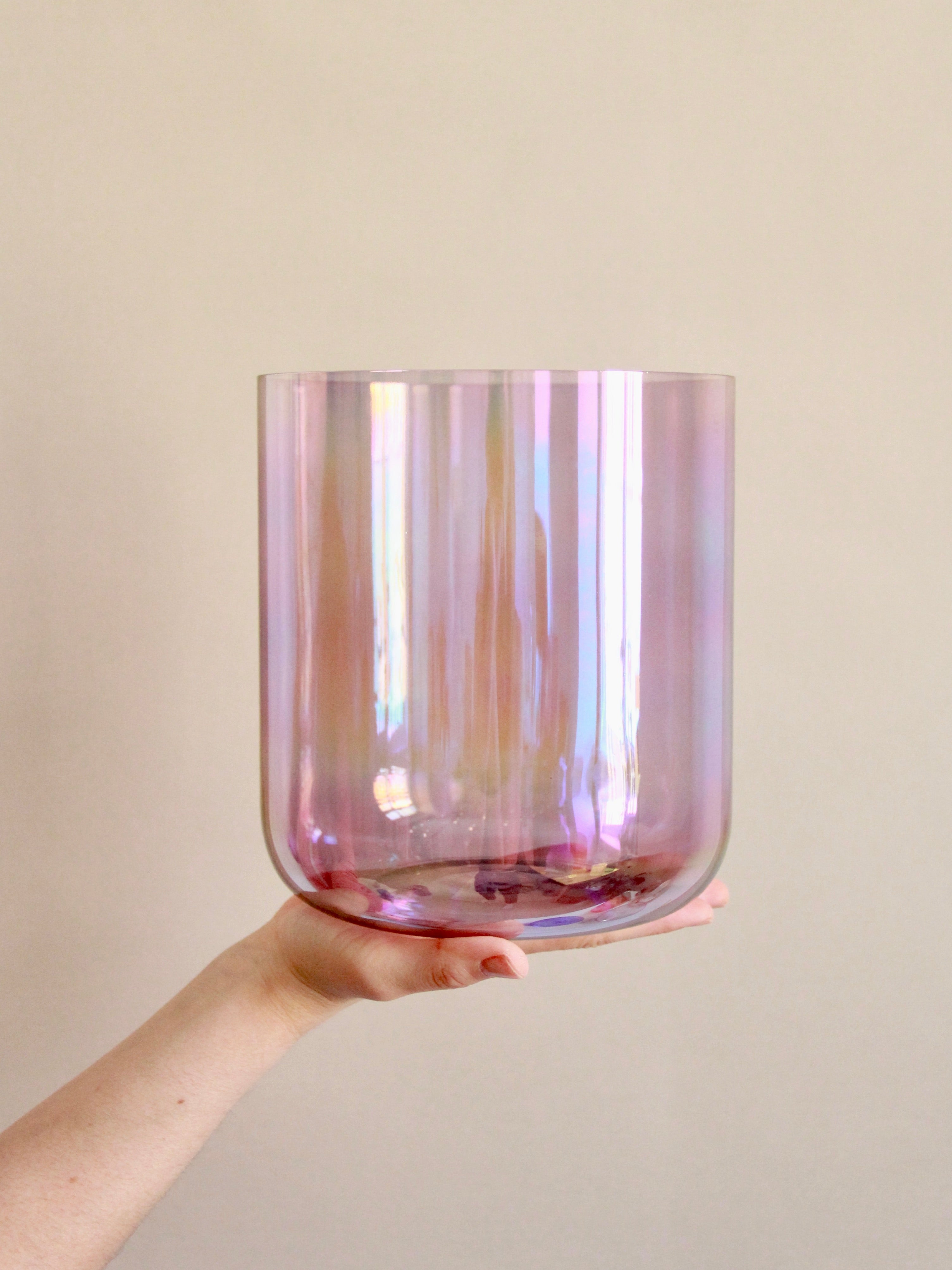 Fylia Kristallklangschale 7 Inch Ton B für Sound Meditationen
