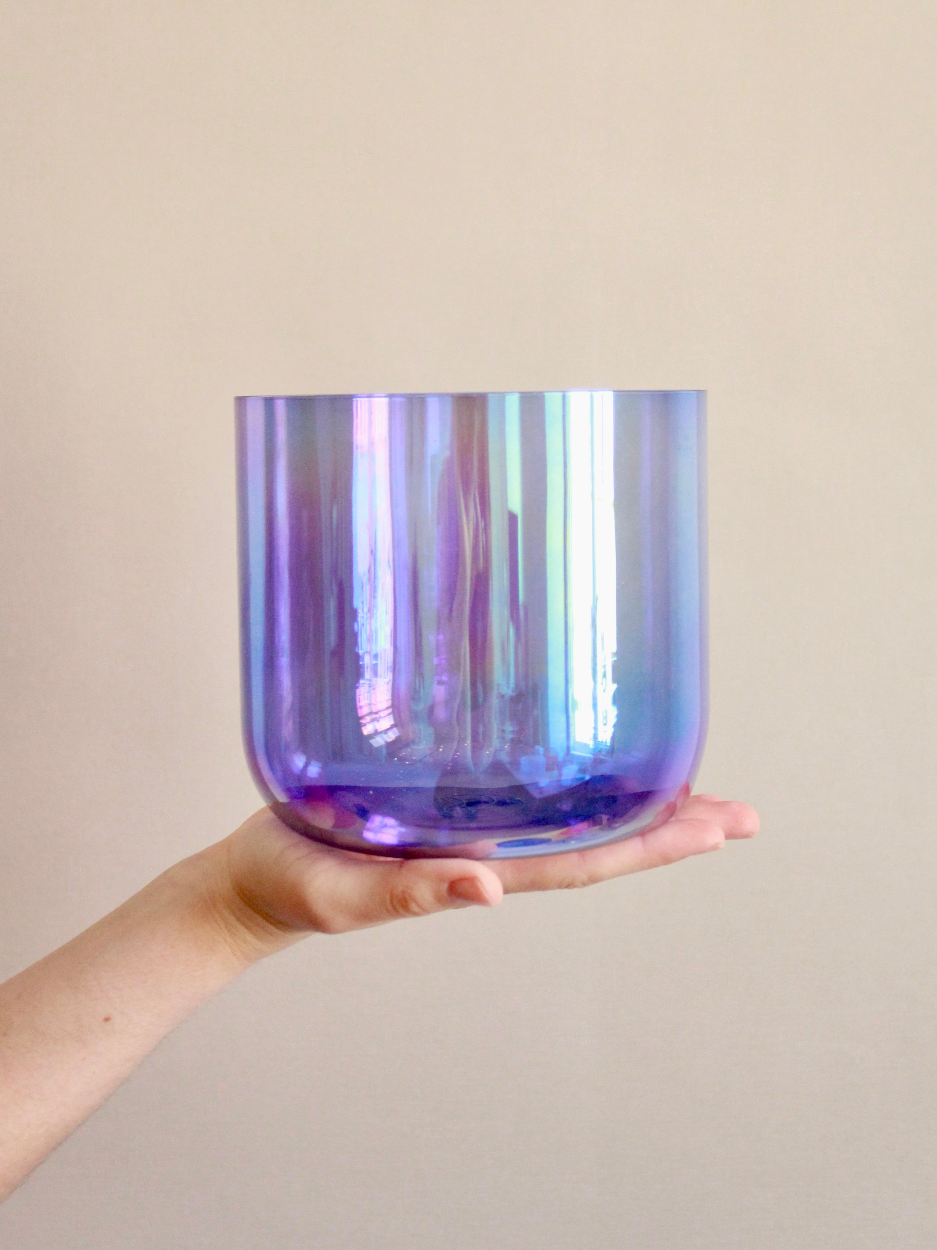 Lilja Kristallklangschale 6 Inch Ton G# für Sound Meditationen