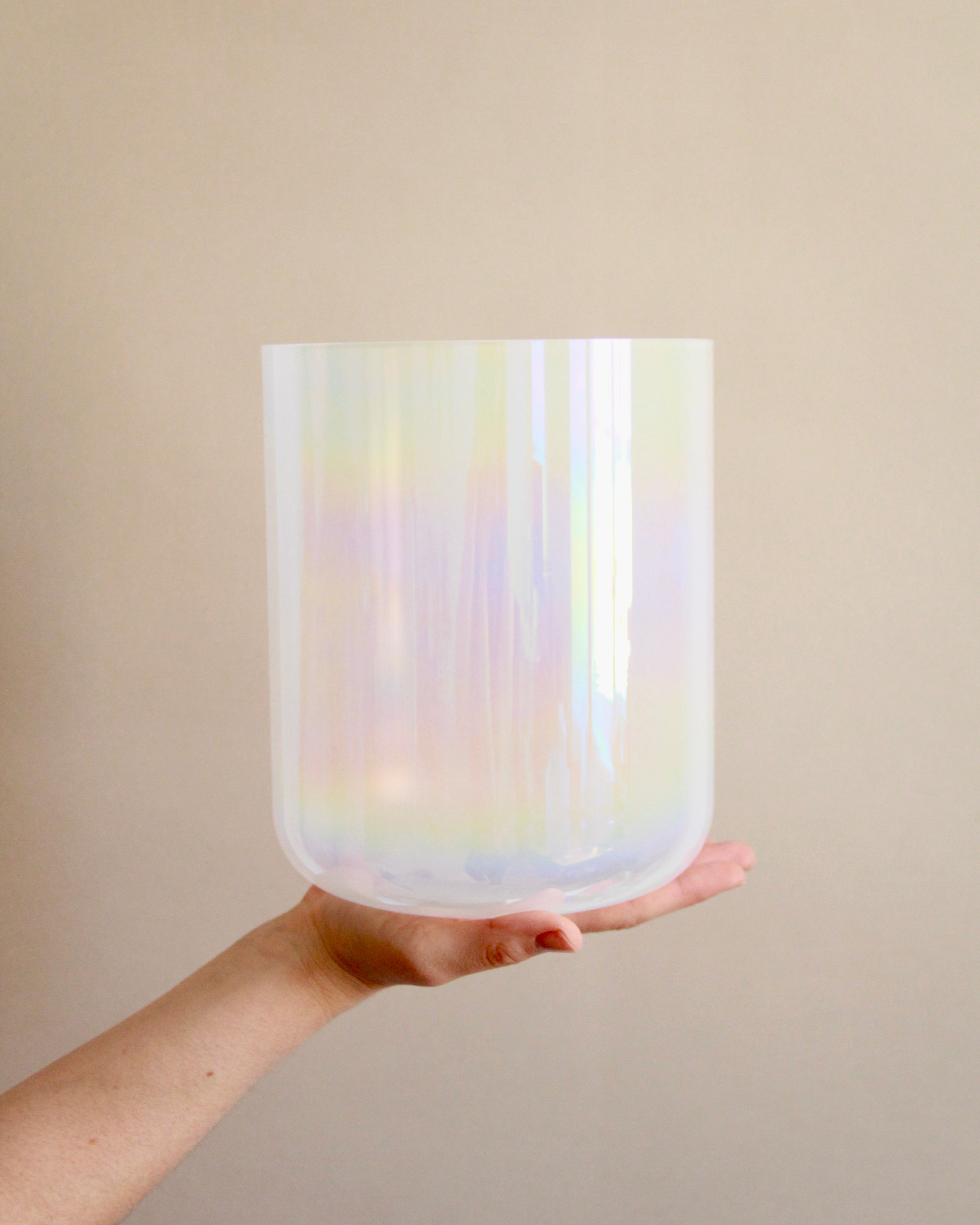 Philea Kristallklangschale 7 Inch Ton F# für Sound Meditationen Senti Bowls