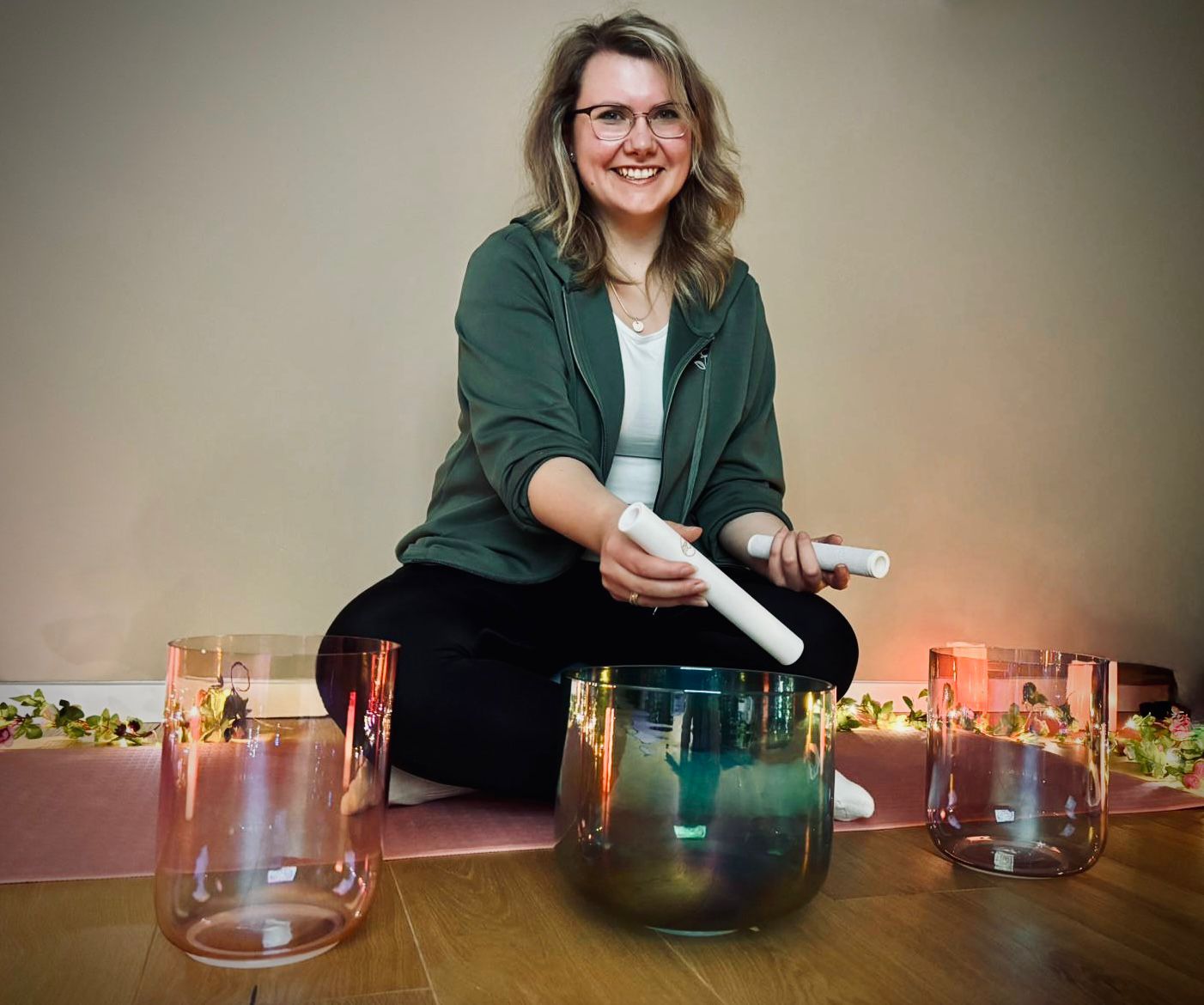 Selina, eine ganz tolle Senti Bowls Sound Practitonerin