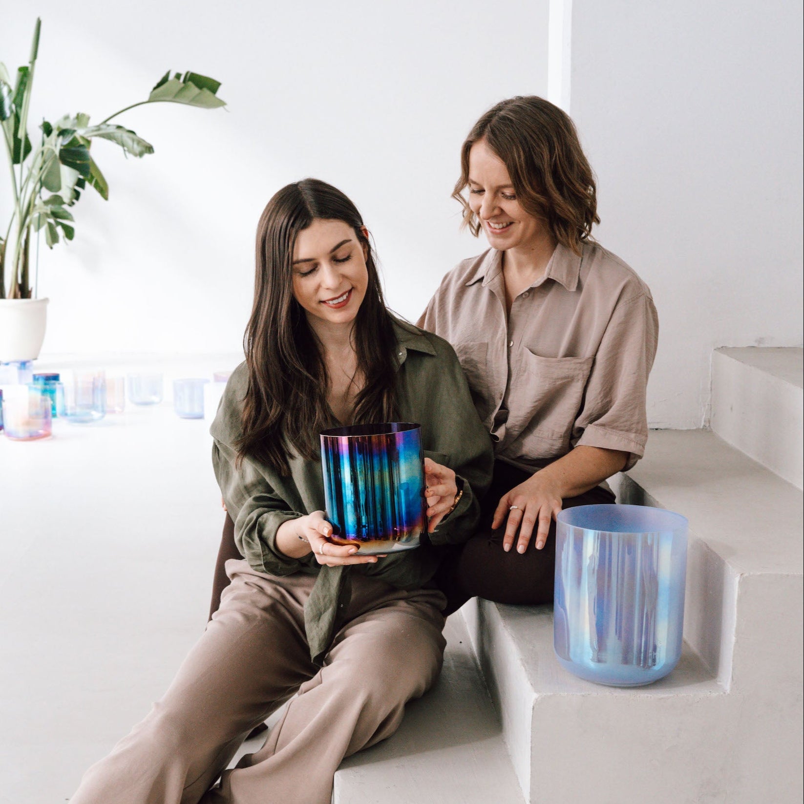 Senti Sound Practitioner im Duo – Kristallklangschalen kaufen und erleben