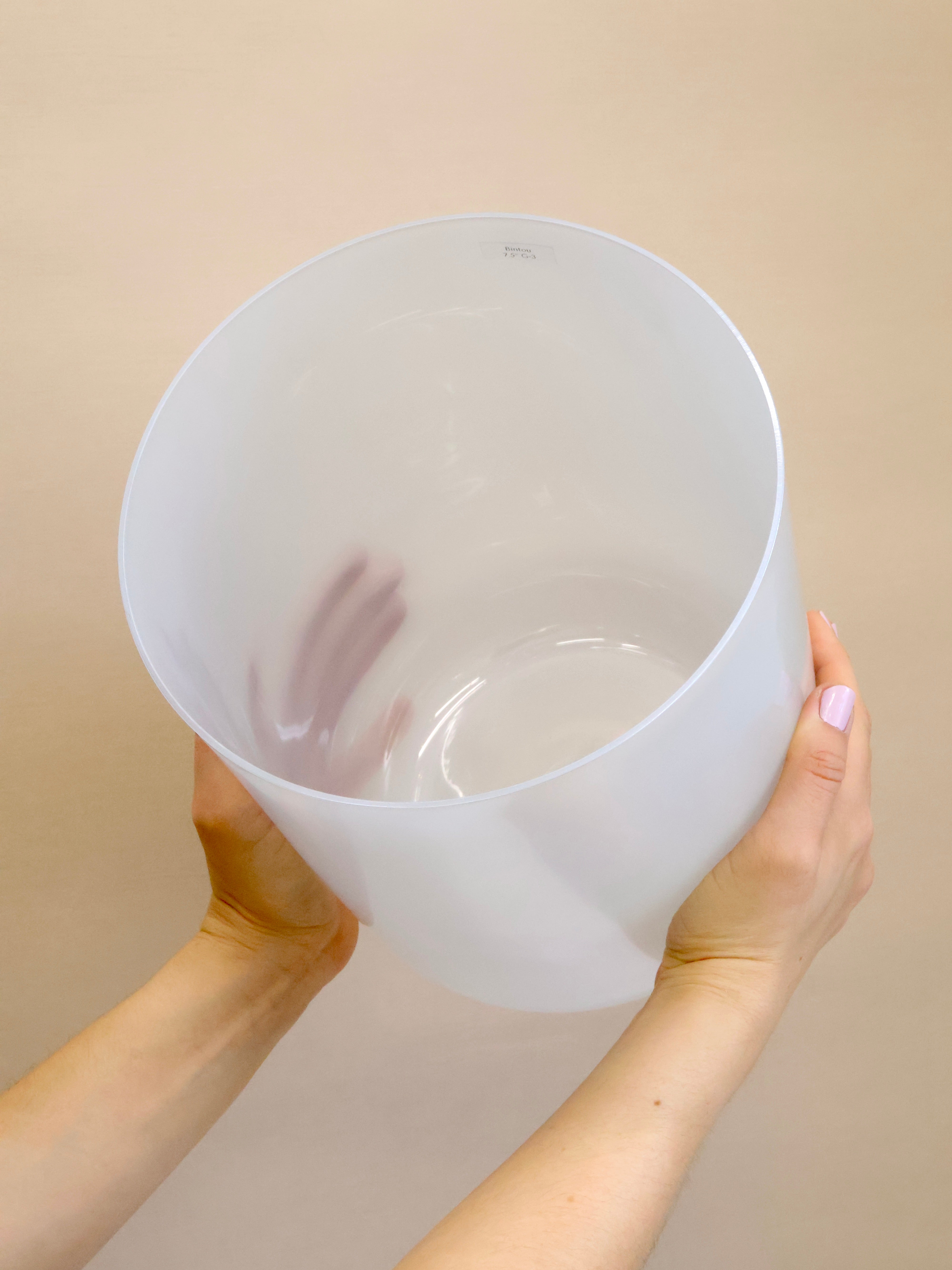 Bintou Kristallklangschale 7.5 Inch Ton B für Sound Meditationen