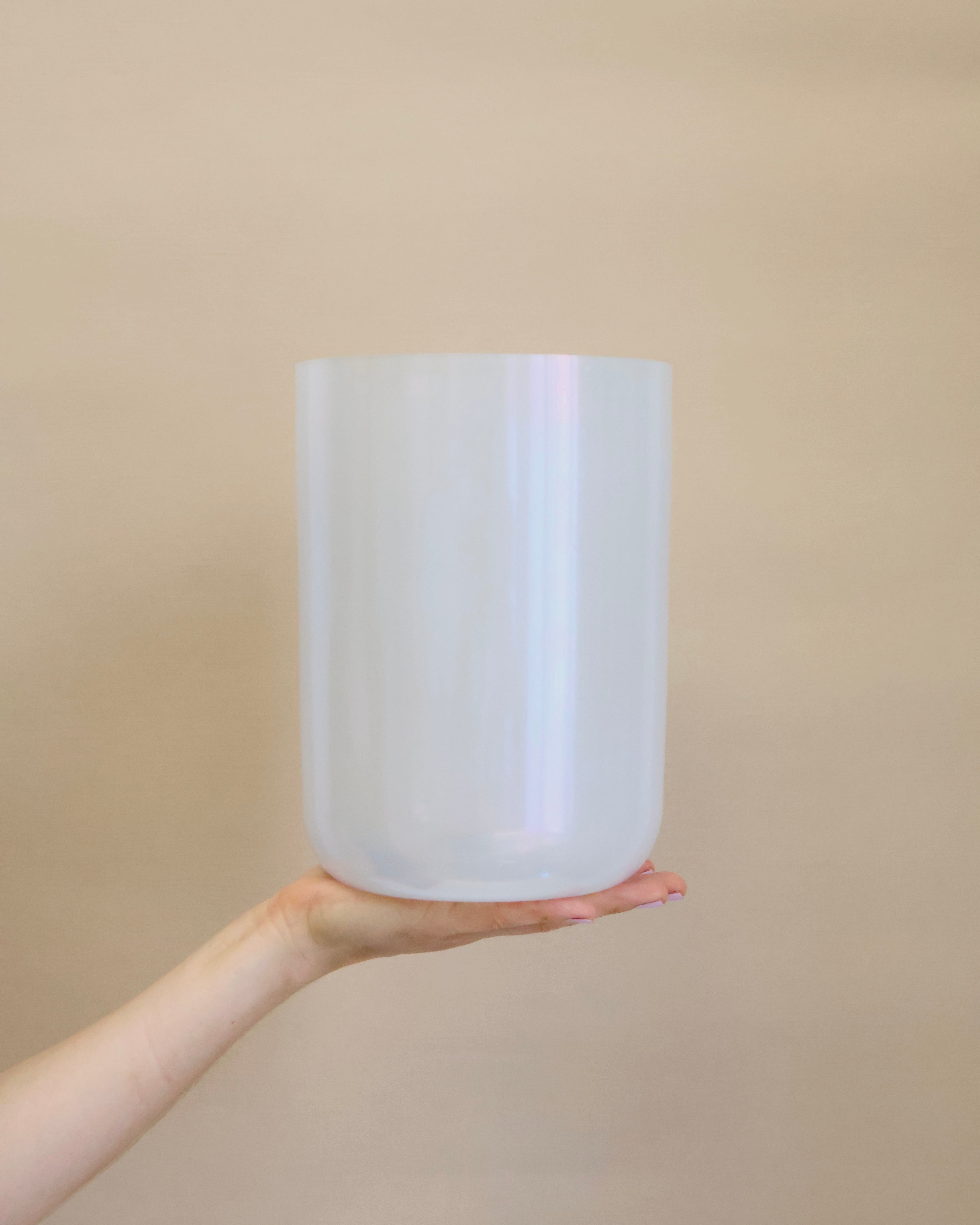 Bjelle Kristallklangschale 6.5 Inch Ton E für Sound Meditationen