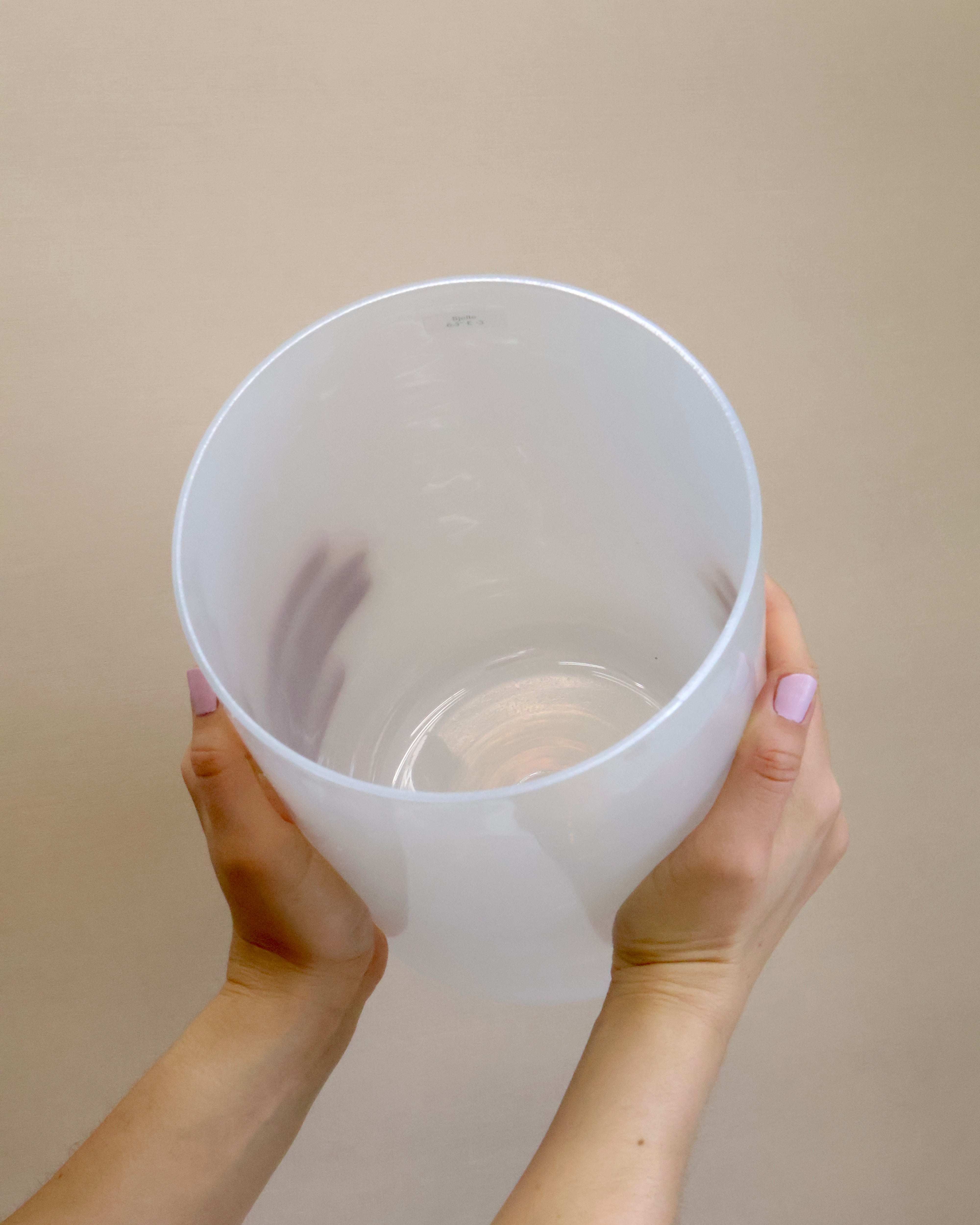 Bjelle Kristallklangschale 6.5 Inch Ton E für Sound Meditationen