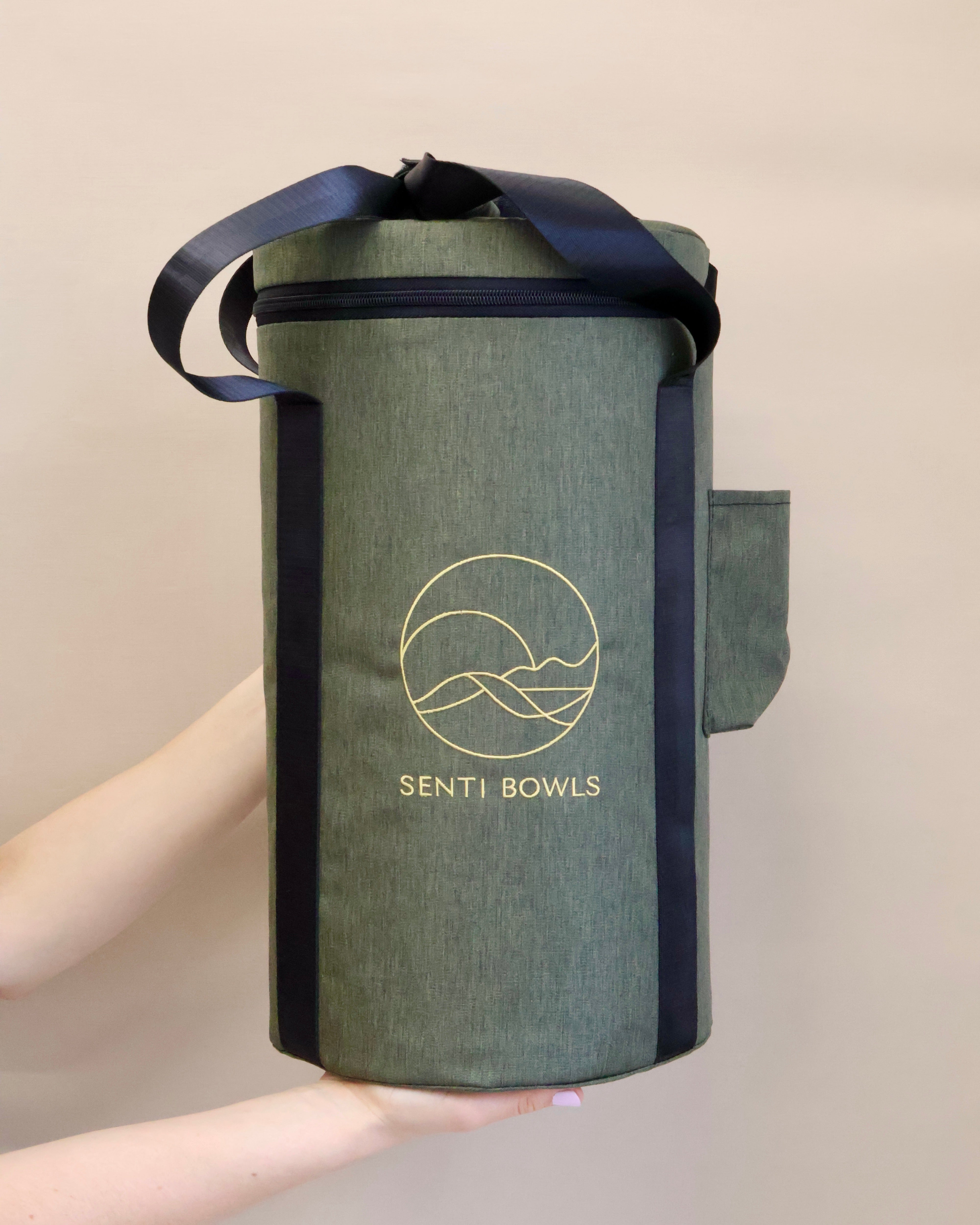 Senti bowls Tasche für Handle Bowls Kristallklangschale 7.5 Inch für Sound Meditationen