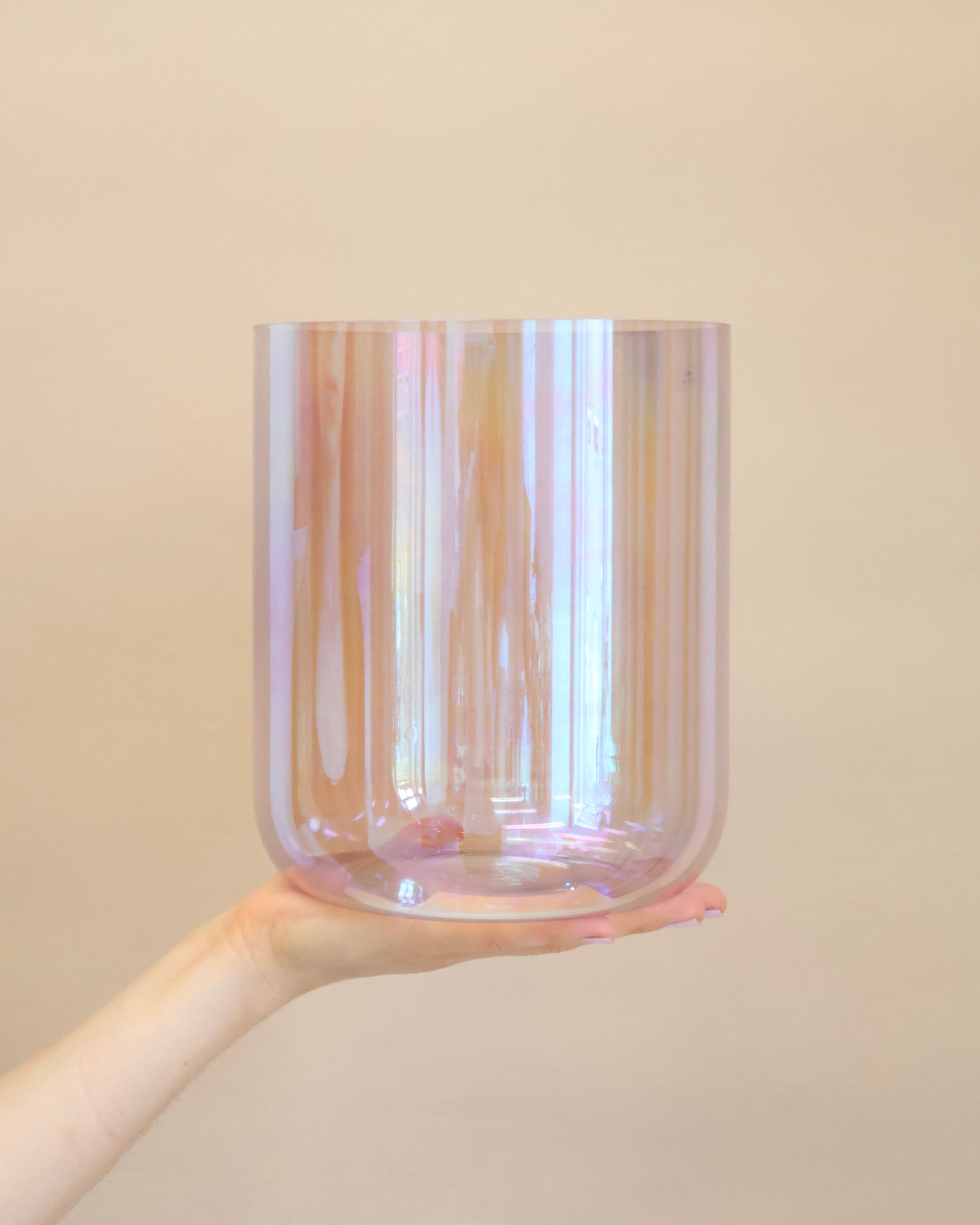 Vilde Kristallklangschale 7 Inch Ton C für Sound Meditationen