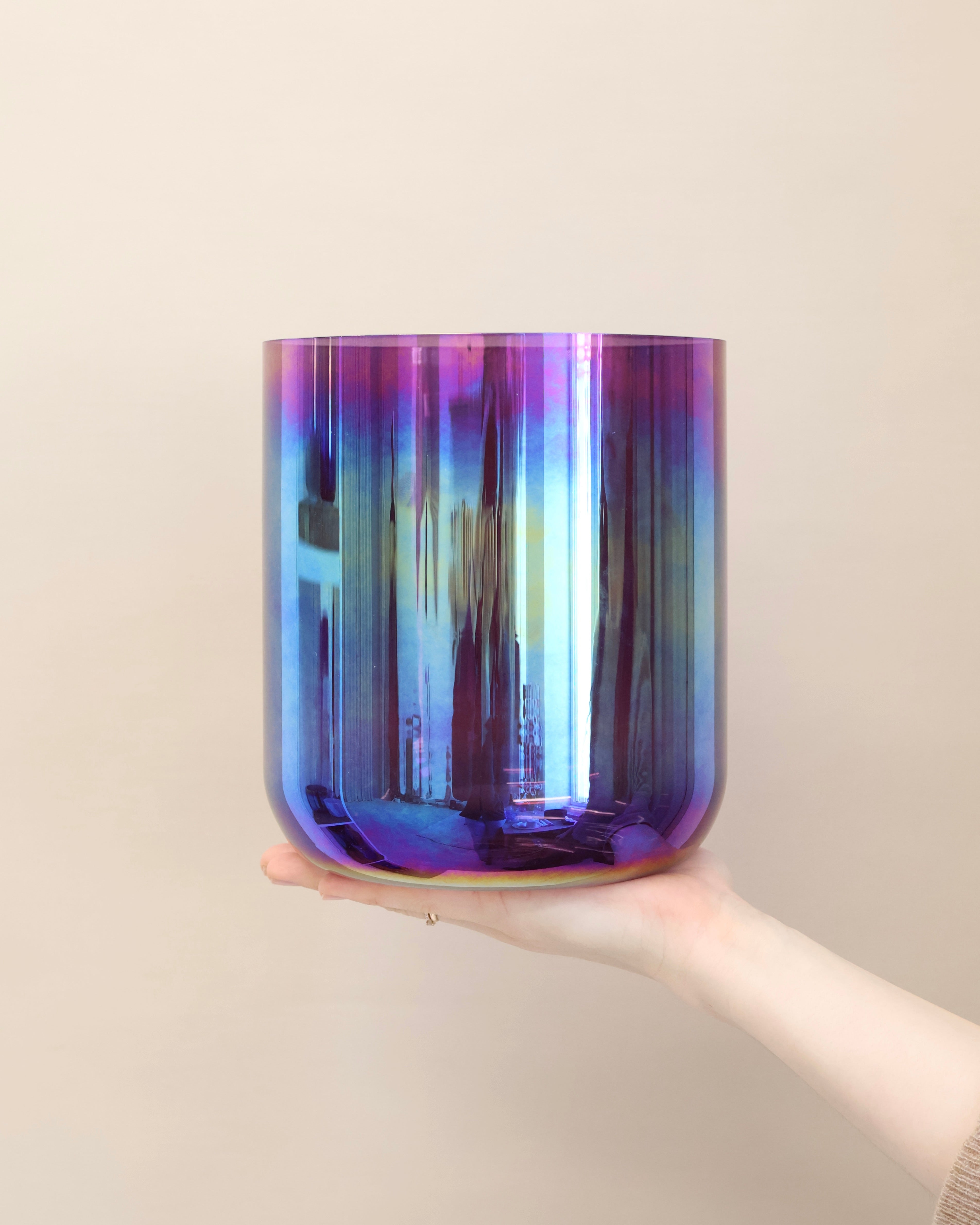 Moya Kristallklangschale 6.5 Inch Ton D für Sound Meditationen