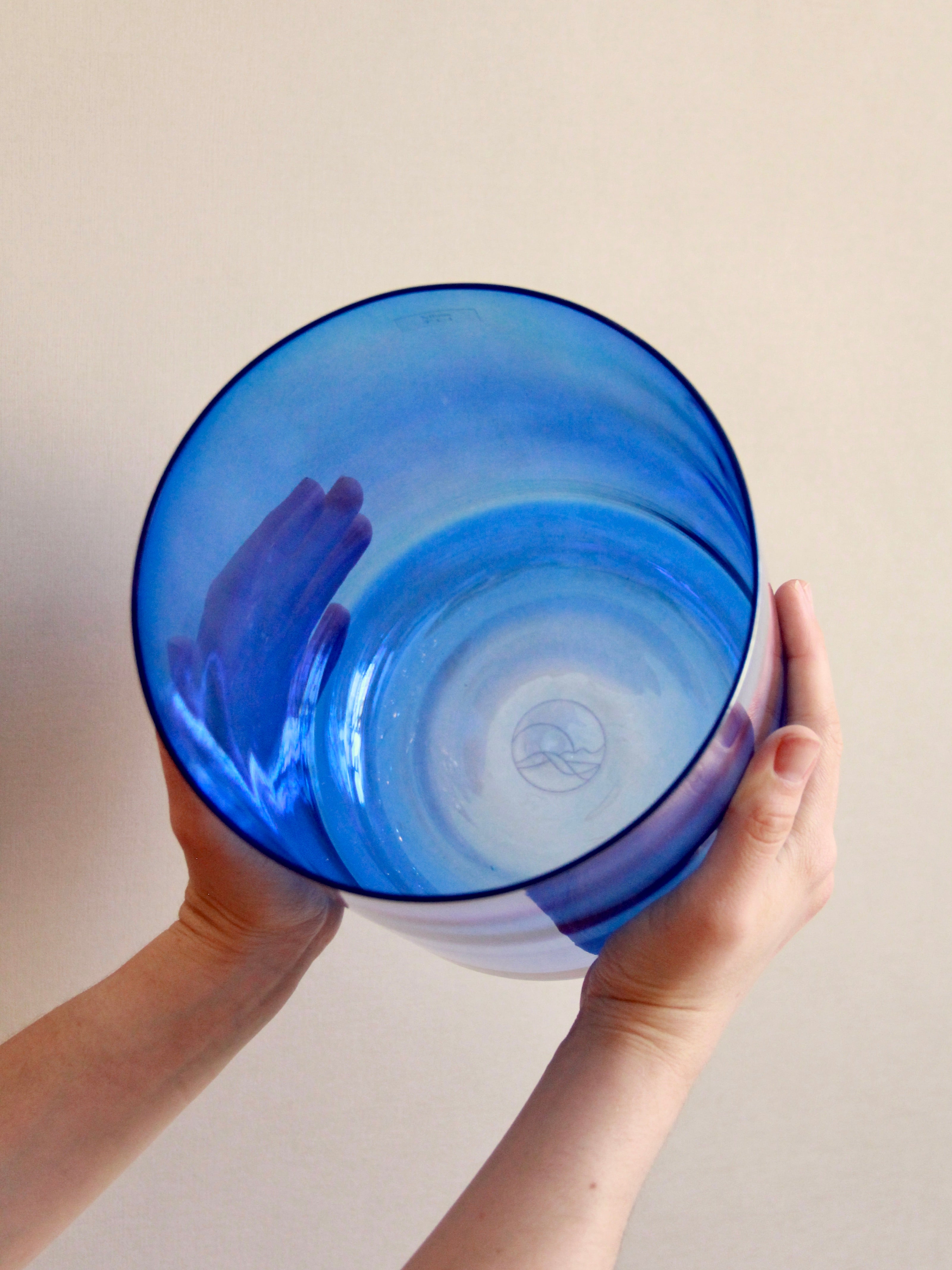 Nilima Kristallklangschale 7 Inch Ton C für Sound Meditationen