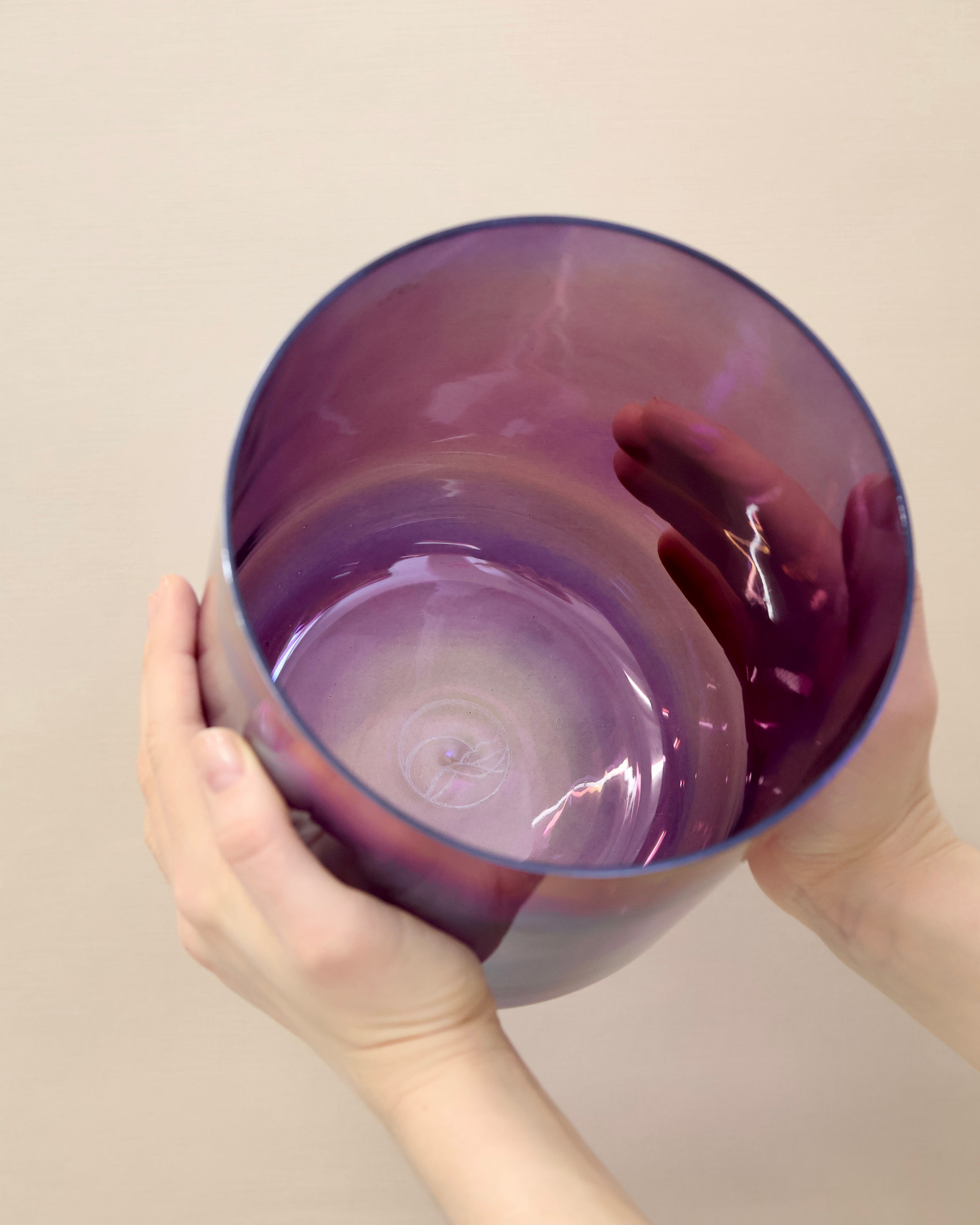 Moya Kristallklangschale 6.5 Inch Ton D für Sound Meditationen