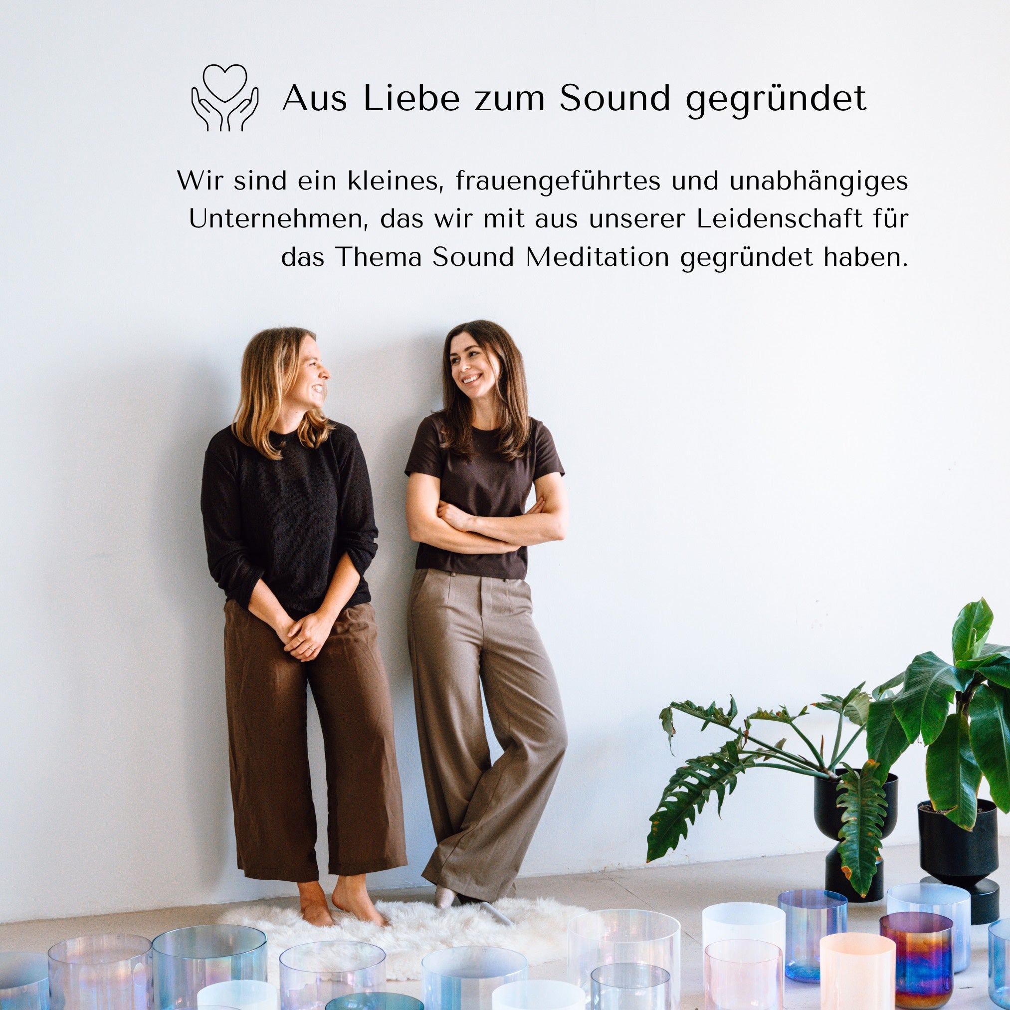 Die Gründerinnen von Senti mit ihren Crystal Bowls – Klangschalen, die begeistern

