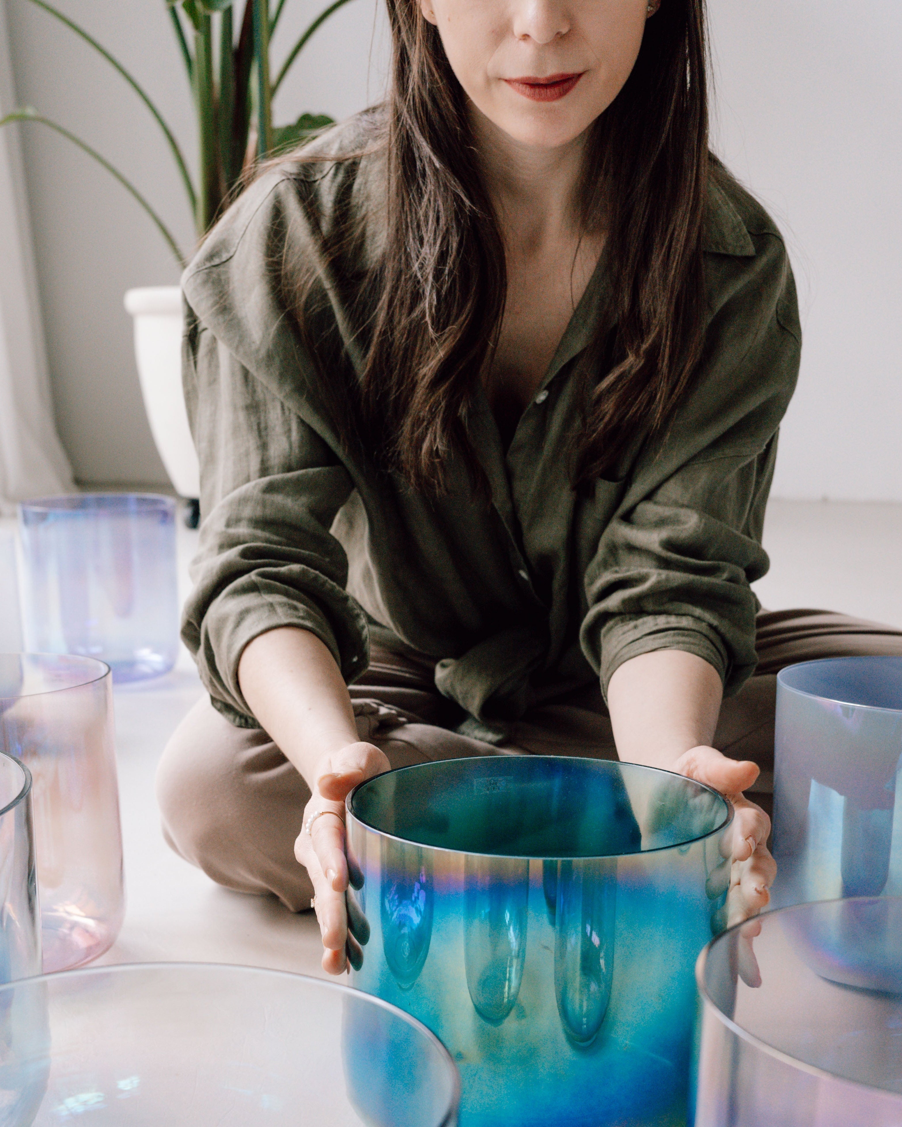 Die Beratung für dein perfektes Kristallklangschalen-Set von Senti Bowls ist Teil von deinem Online Training um Sound Meditationen zu halten.