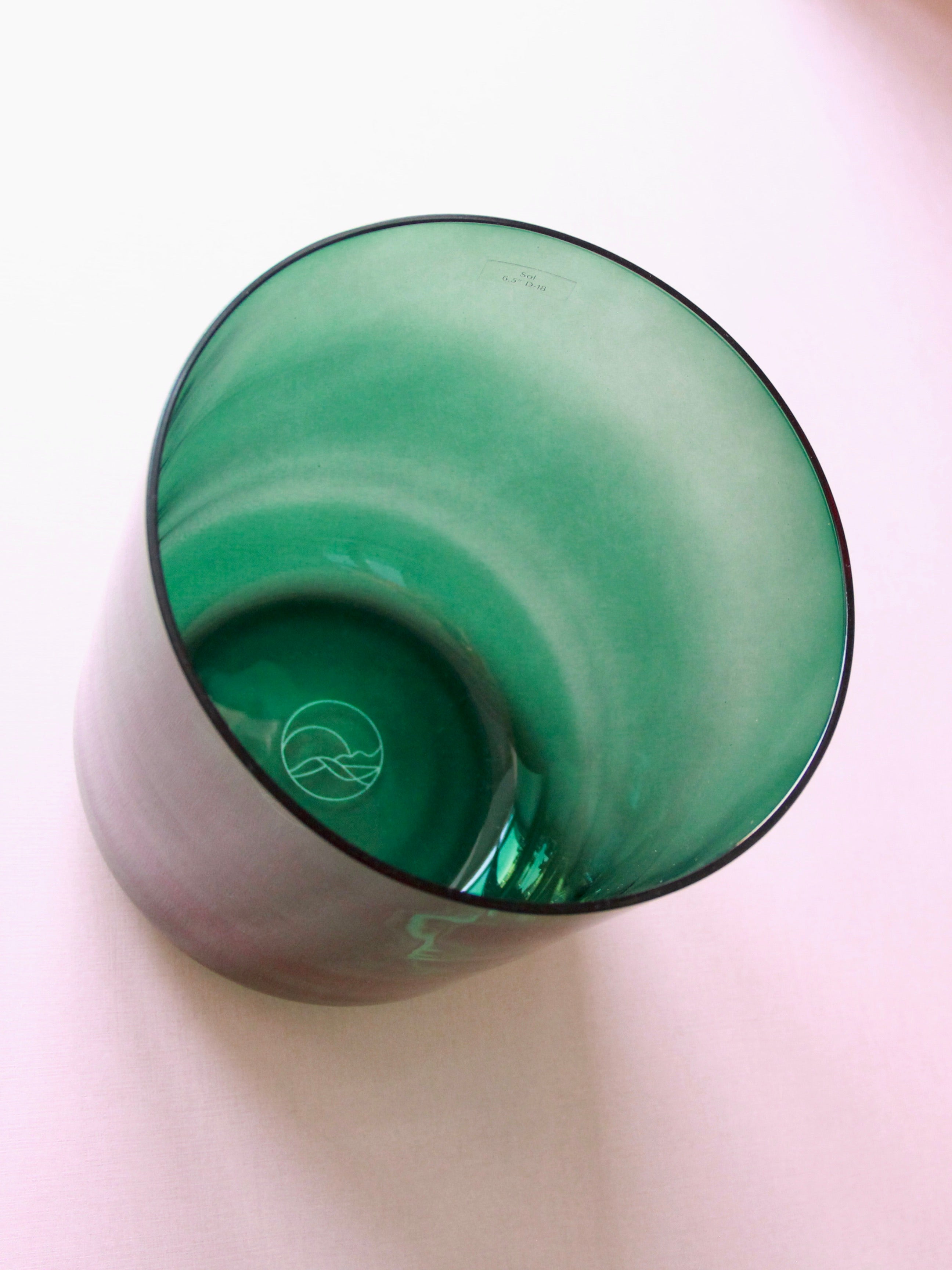 Sol Kristallklangschale 6,5 Inch Ton D für Sound Meditationen Senti Bowls