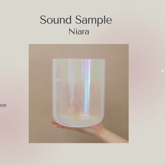 Soundprobe für Senti Bowls Kristallklangschale Niara